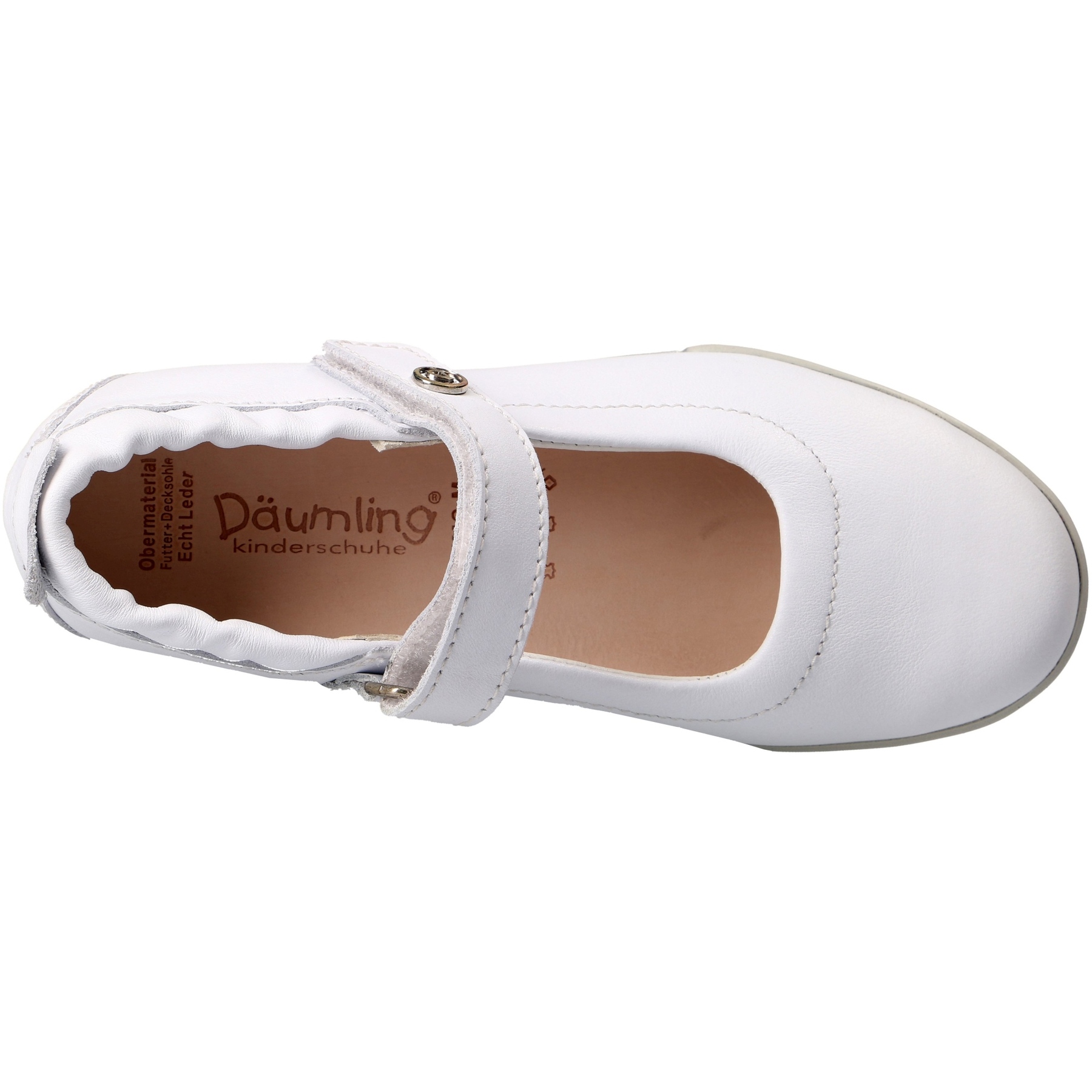 weiße ballerina draufsicht