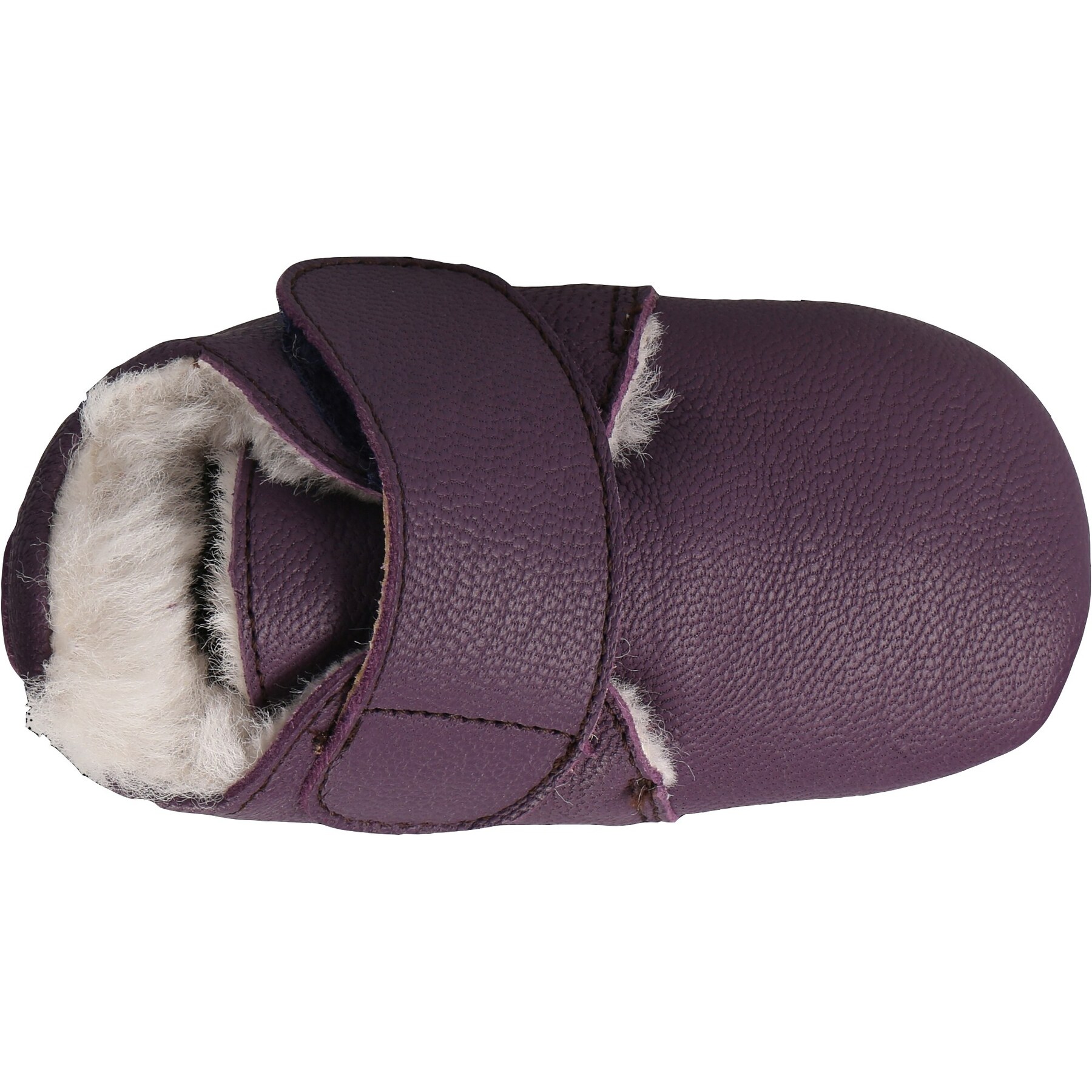 rote krabbelschuhe draufsicht