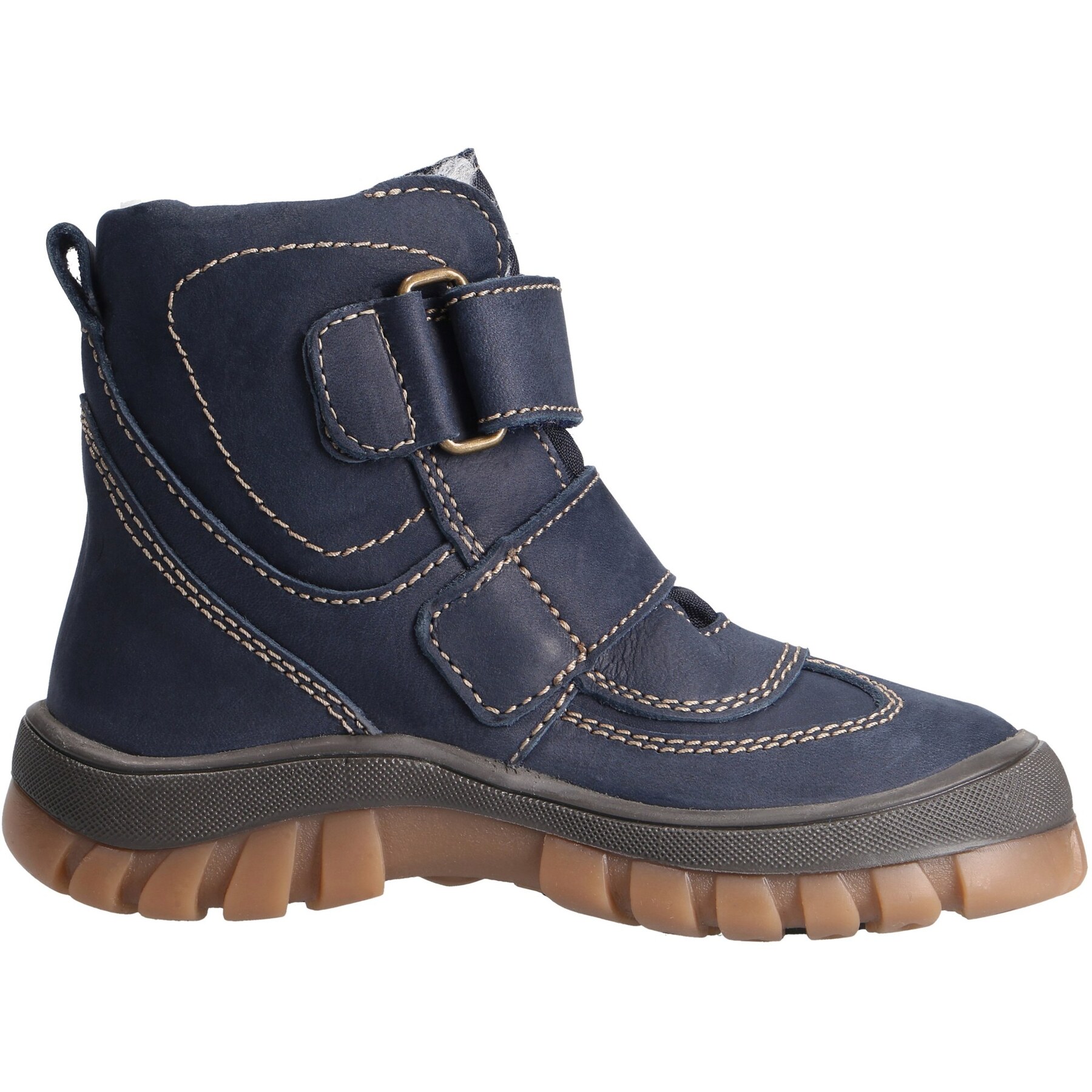 blaue stiefeletten seitenansicht rechts