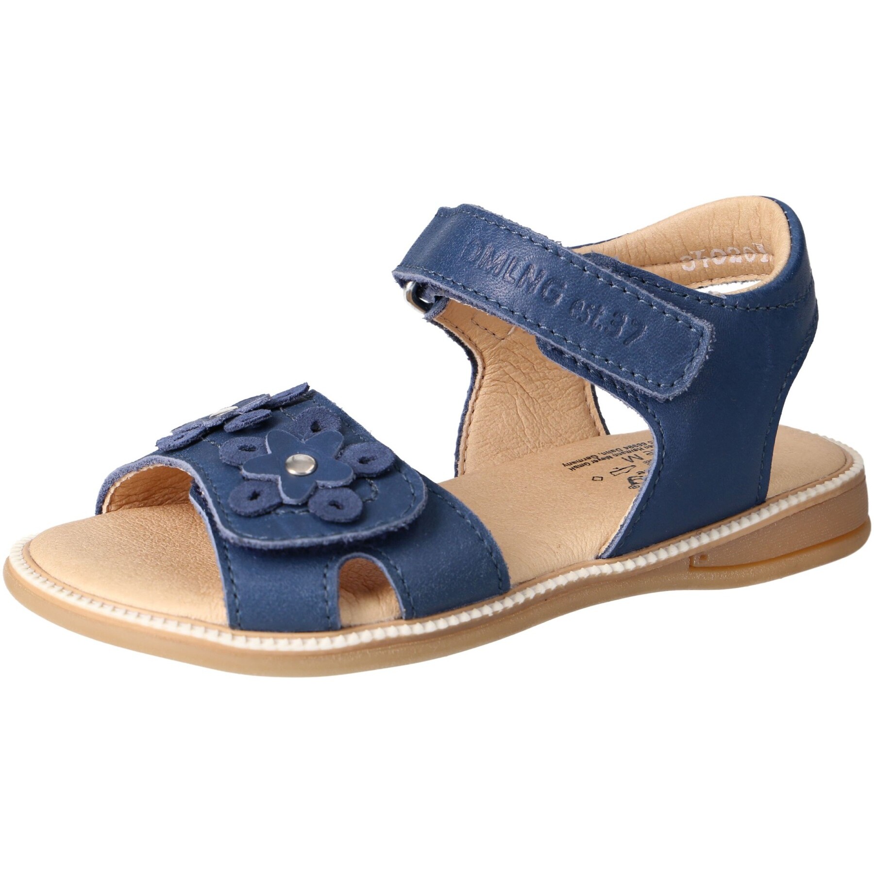 blaue sandale 3-4 ansicht