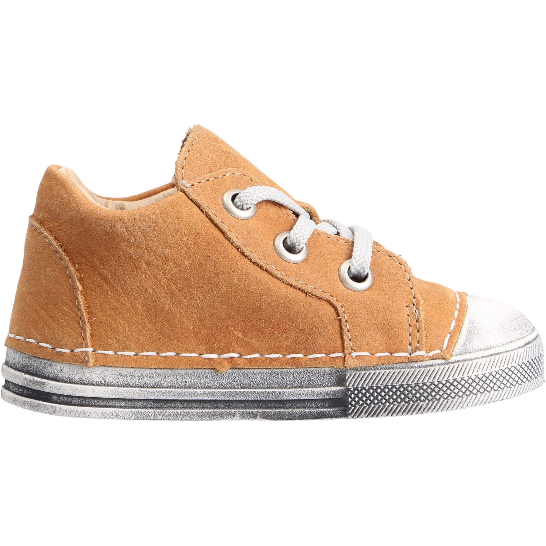 braune lauflernschuhe seitenansicht rechts