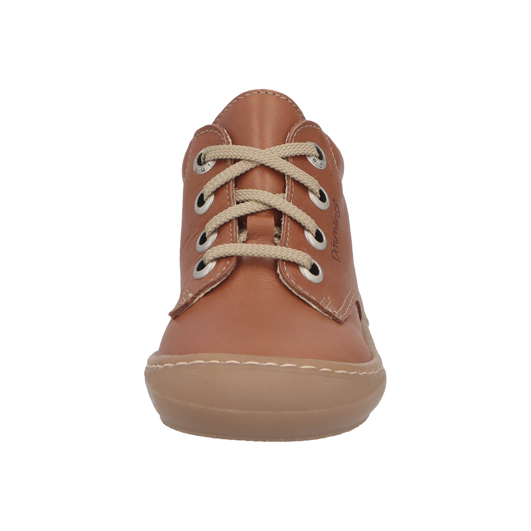 braune lauflernschuhe vorderansicht