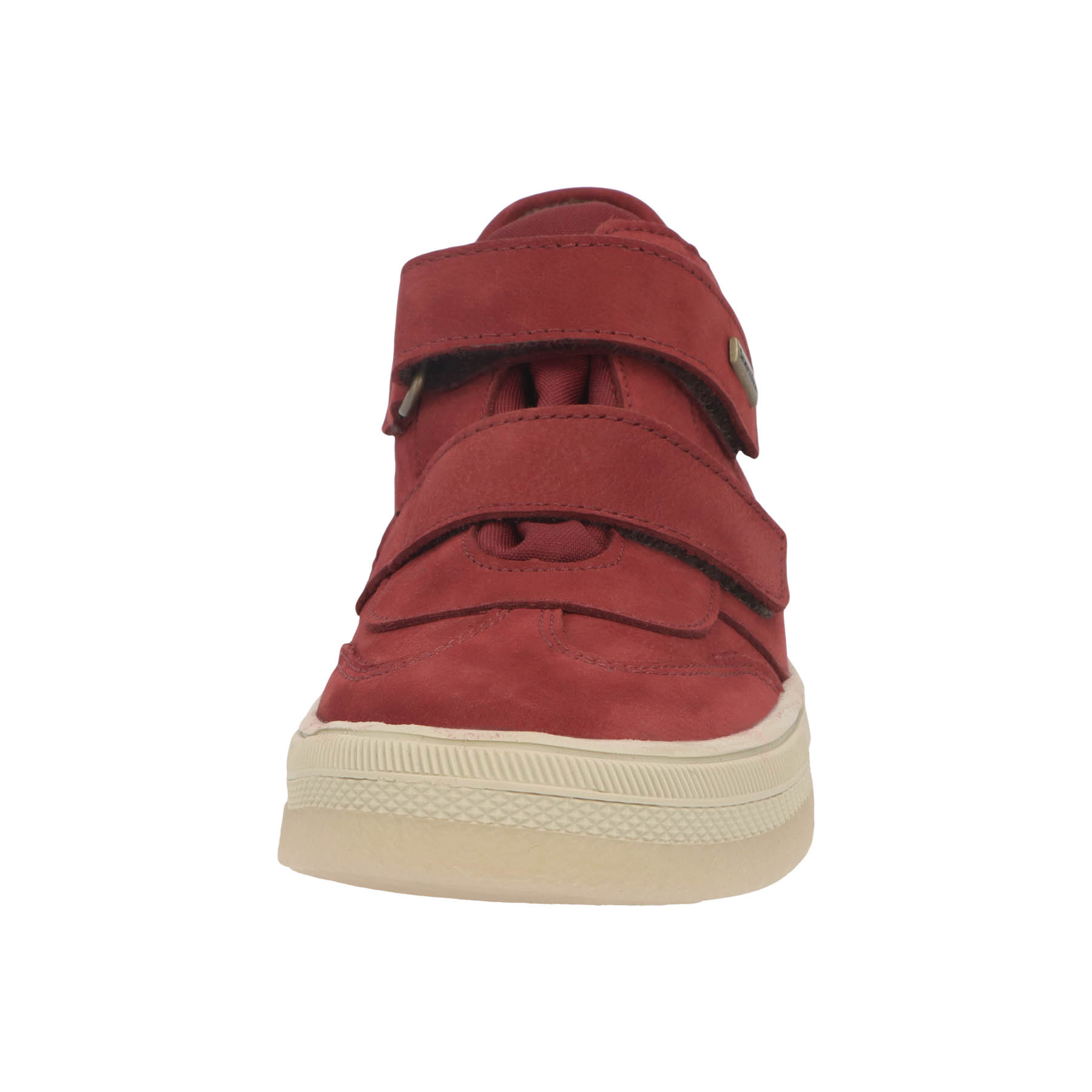 rote halbschuh vorderansicht