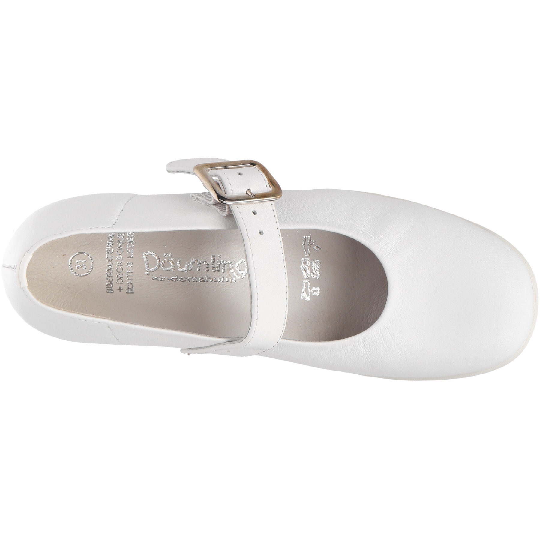 weiße ballerina draufsicht