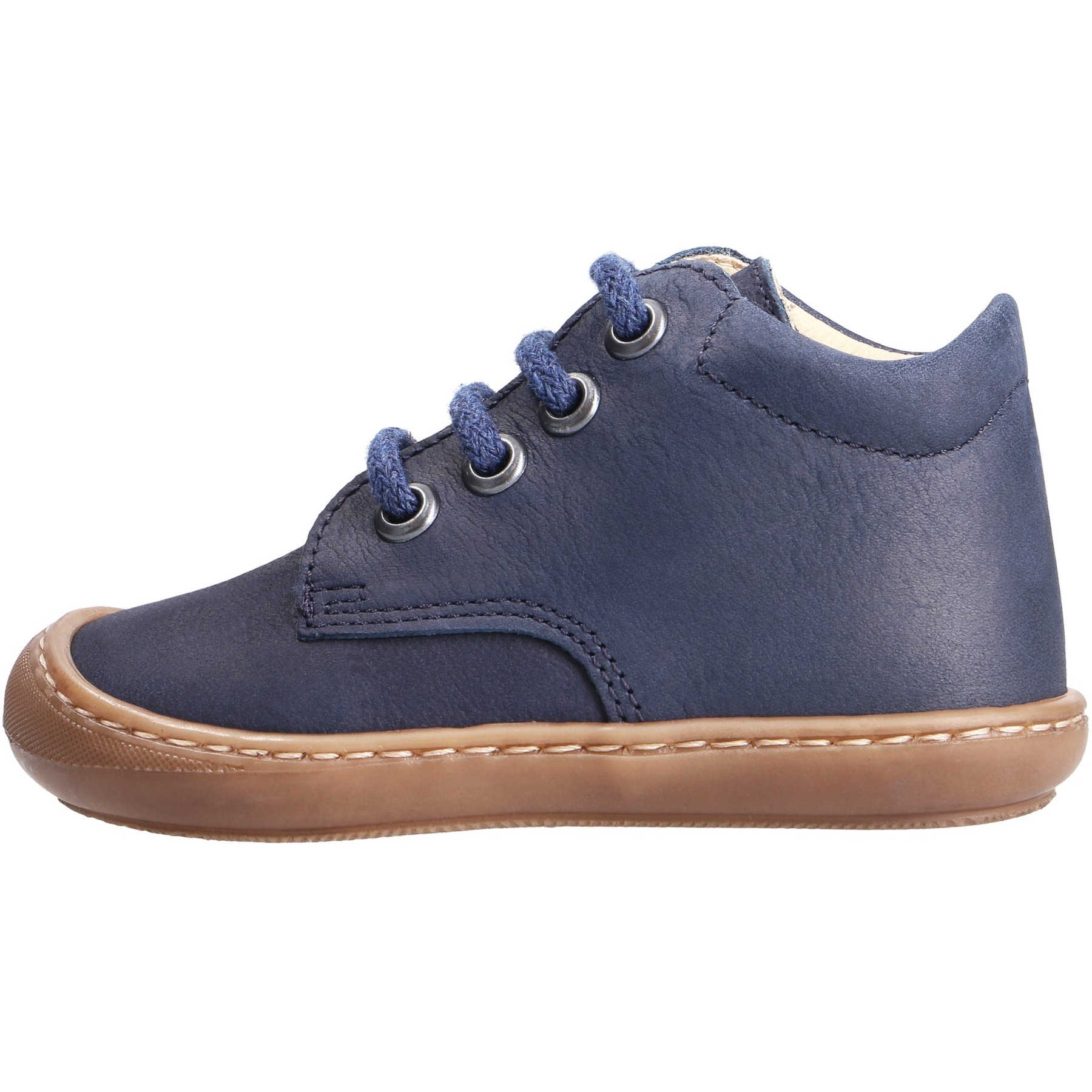 blaue lauflernschuhe seitenansicht links