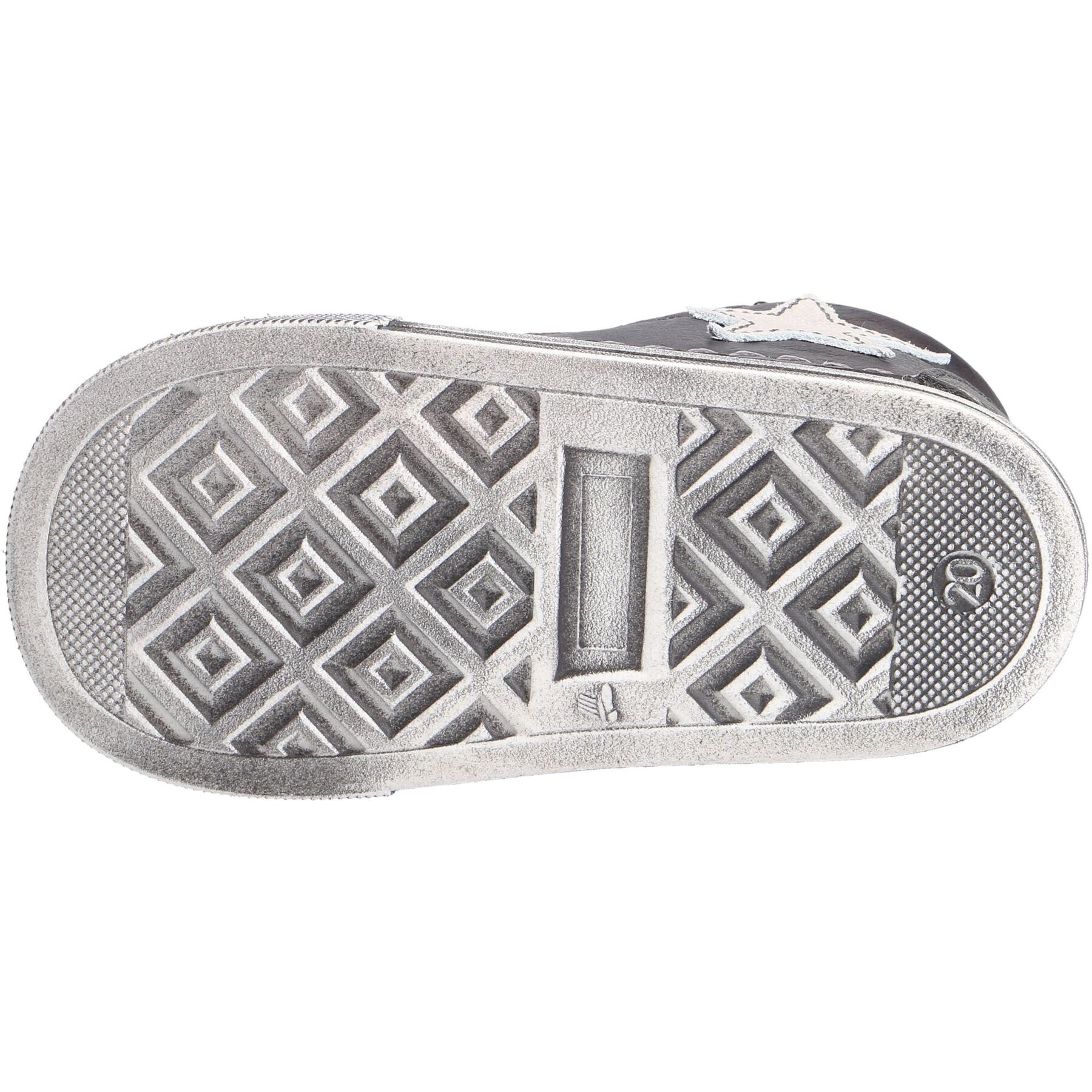 graue lauflernschuhe sohlenansicht