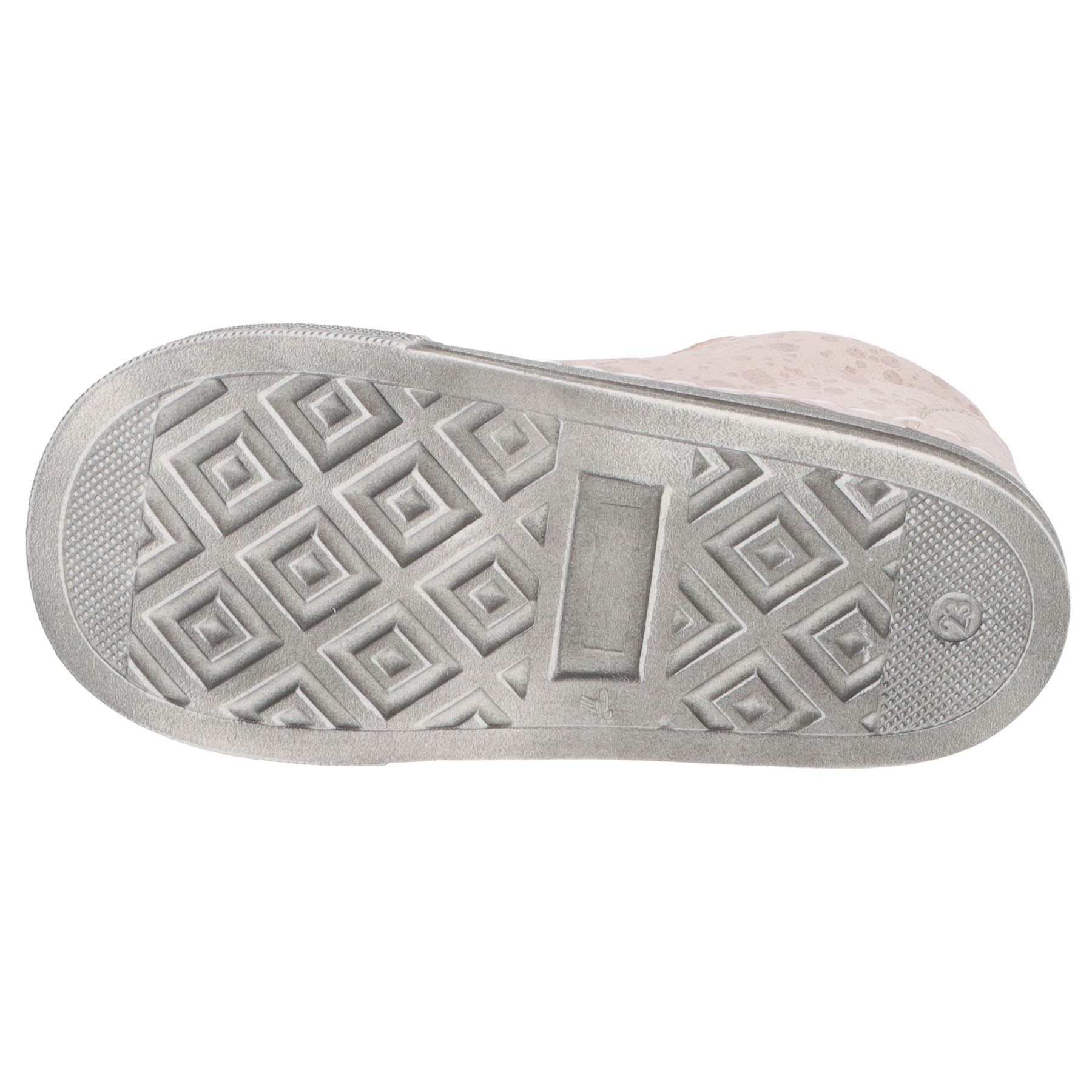 mehrfarbige lauflernschuhe sohlenansicht