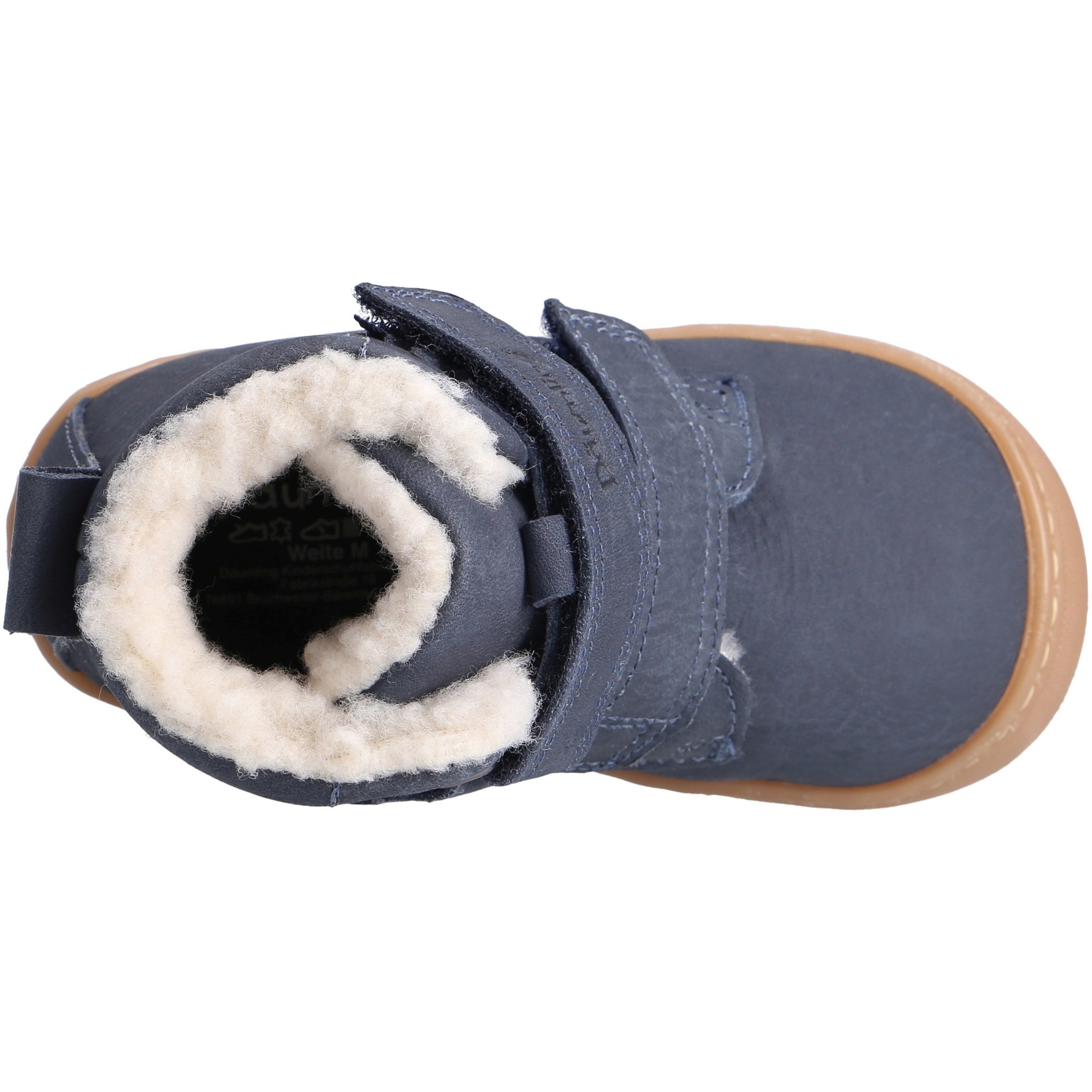 blaue lauflernschuhe draufsicht