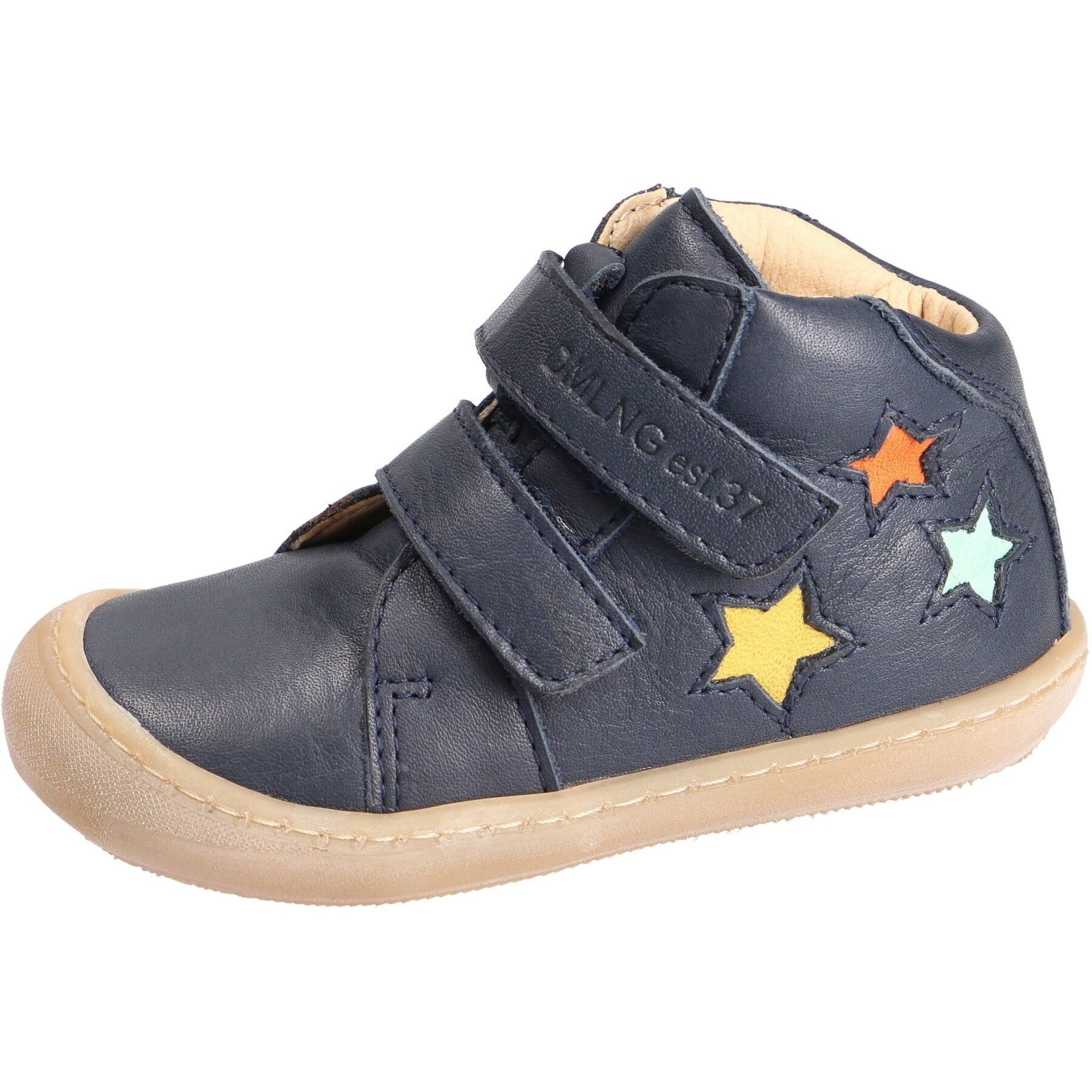 blaue lauflernschuhe 3-4 ansicht