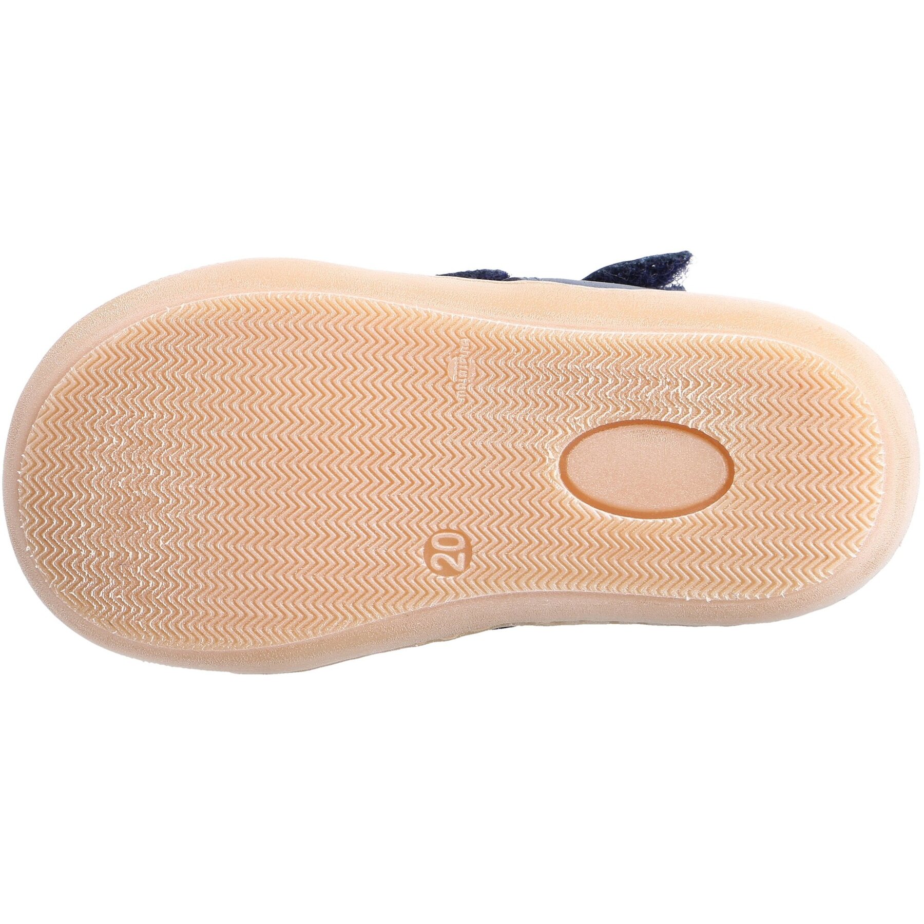 blaue lauflernschuhe sohlenansicht