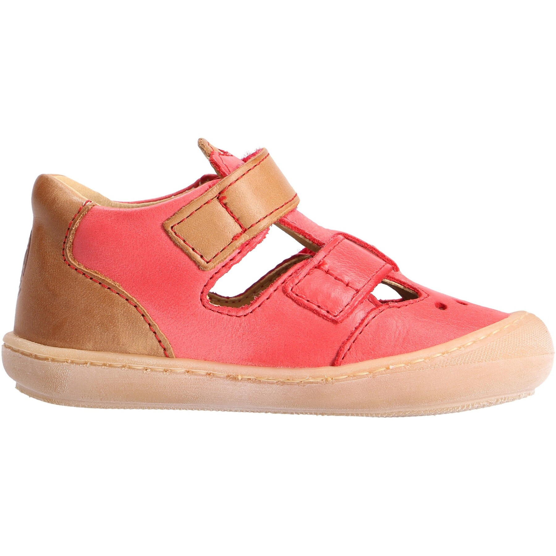 rote lauflernschuhe seitenansicht rechts