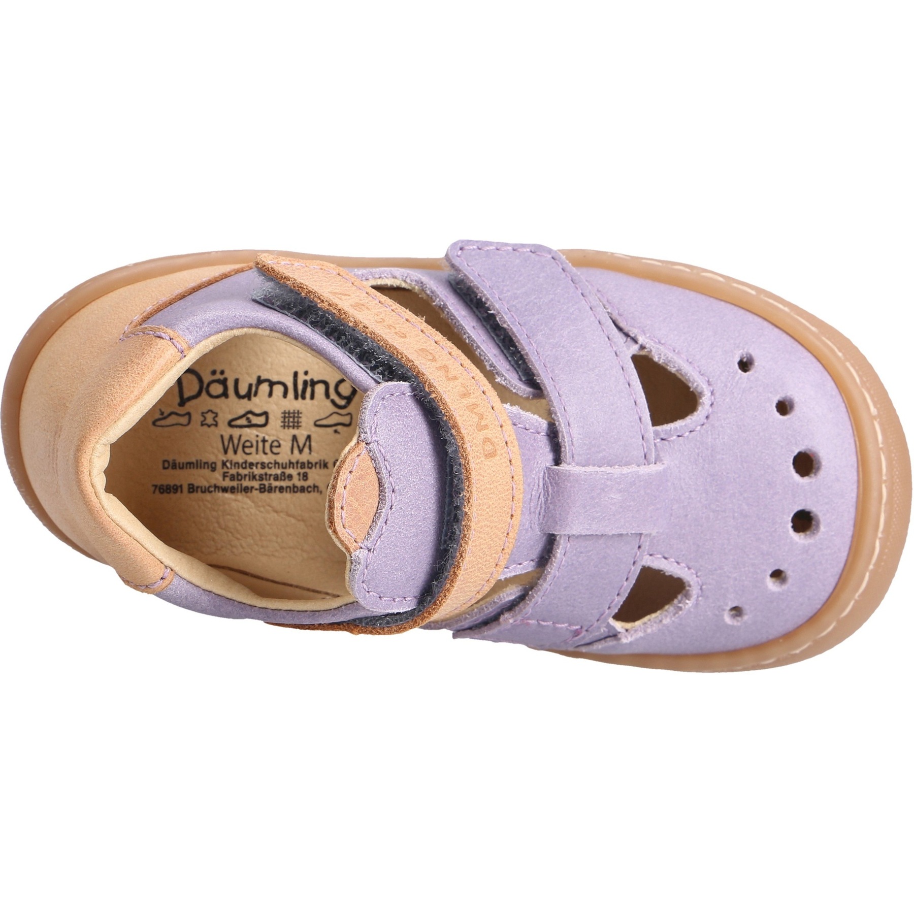 rote lauflernschuhe draufsicht