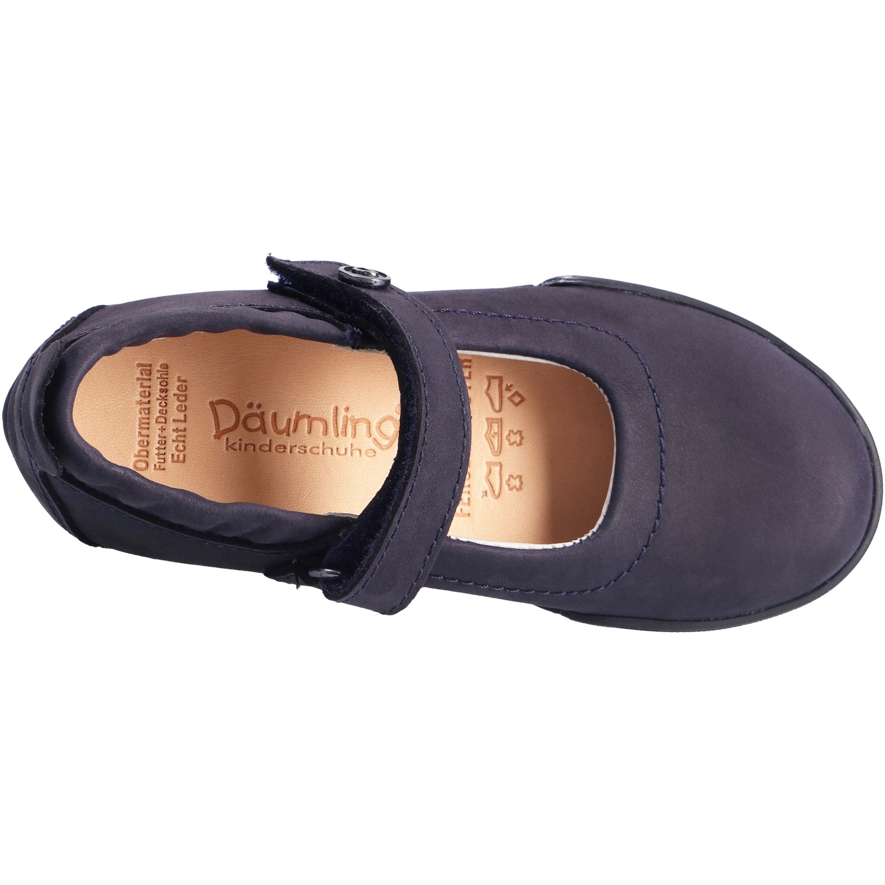 blaue ballerina draufsicht