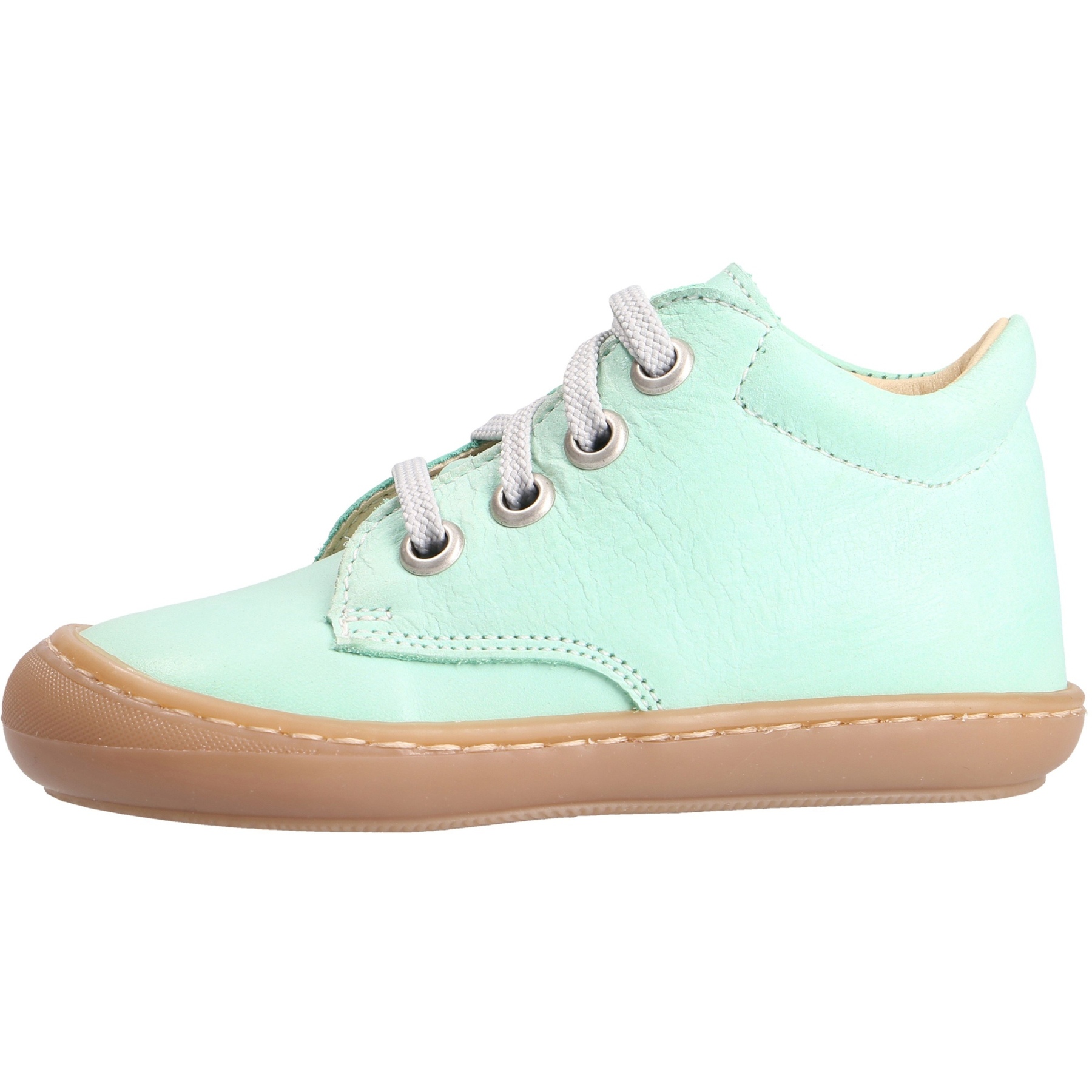 grüne lauflernschuhe seitenansicht links