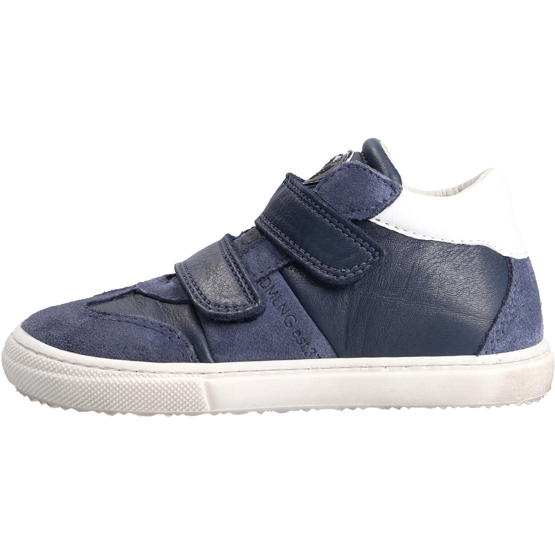 blaue mid cut seitenansicht links