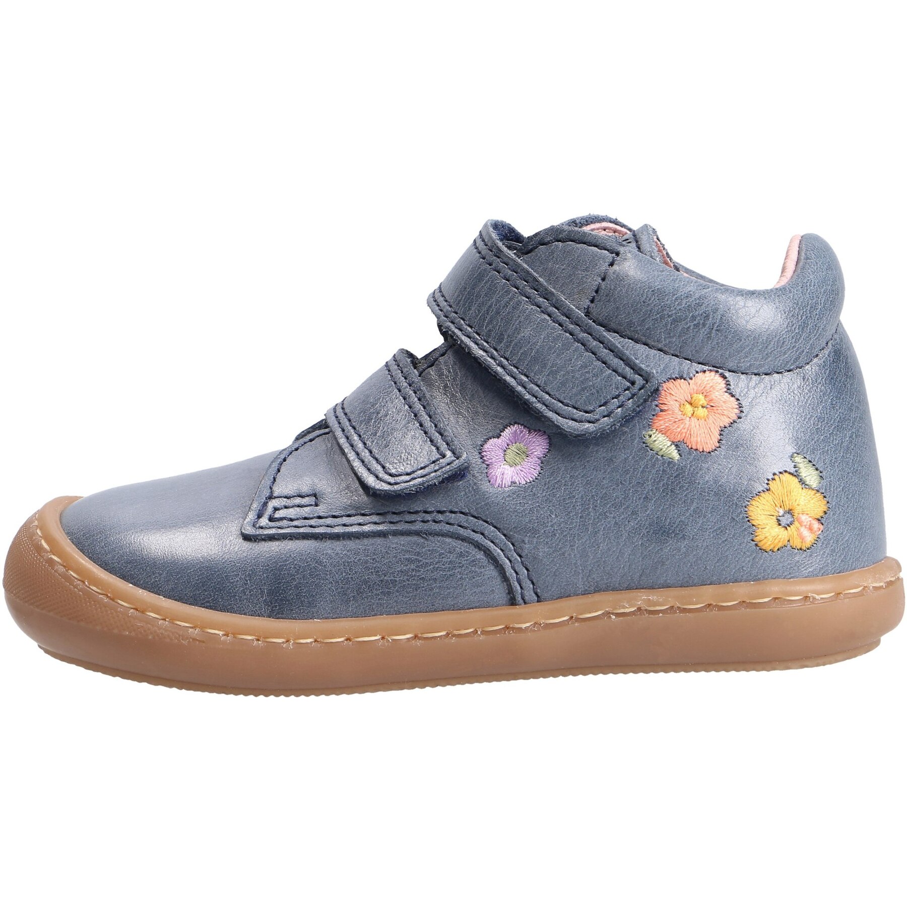 blaue lauflernschuhe seitenansicht links