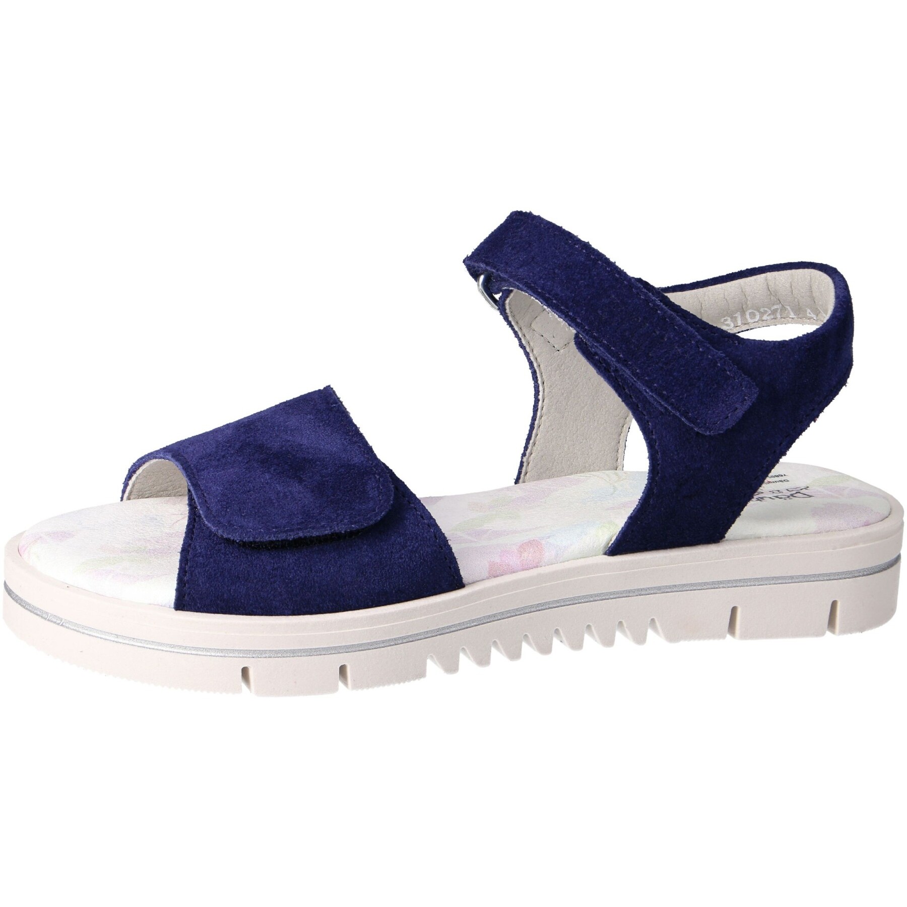 blaue sandale 3-4 ansicht