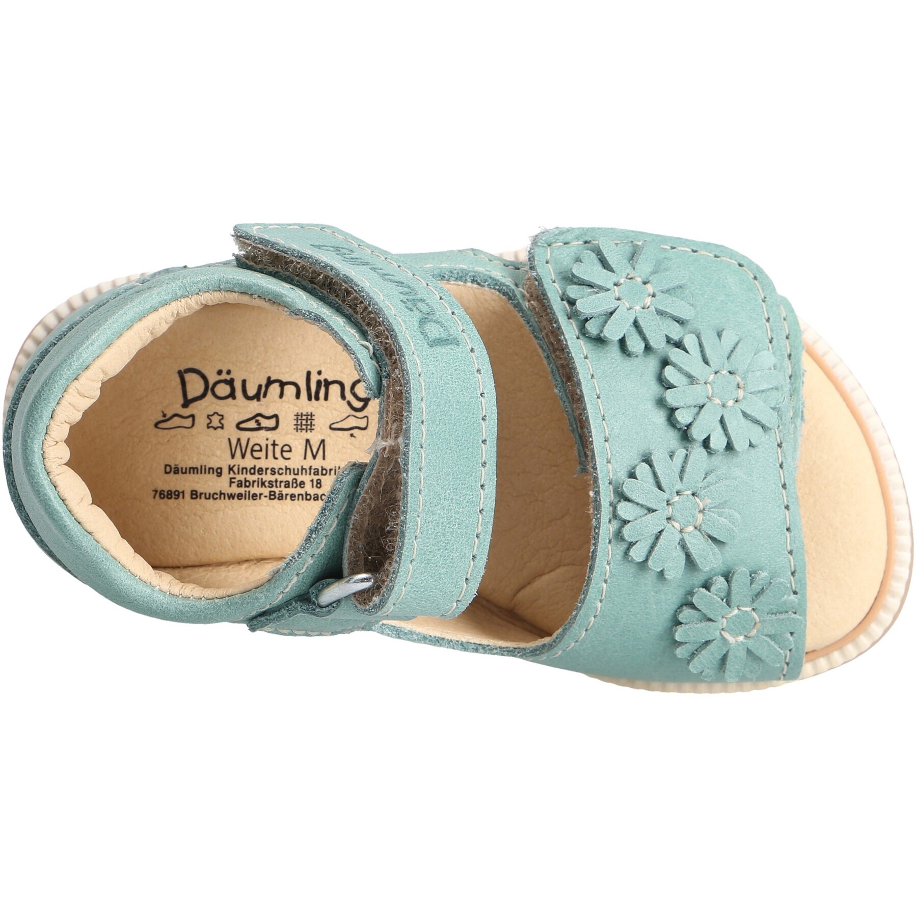 grüne miniletten draufsicht