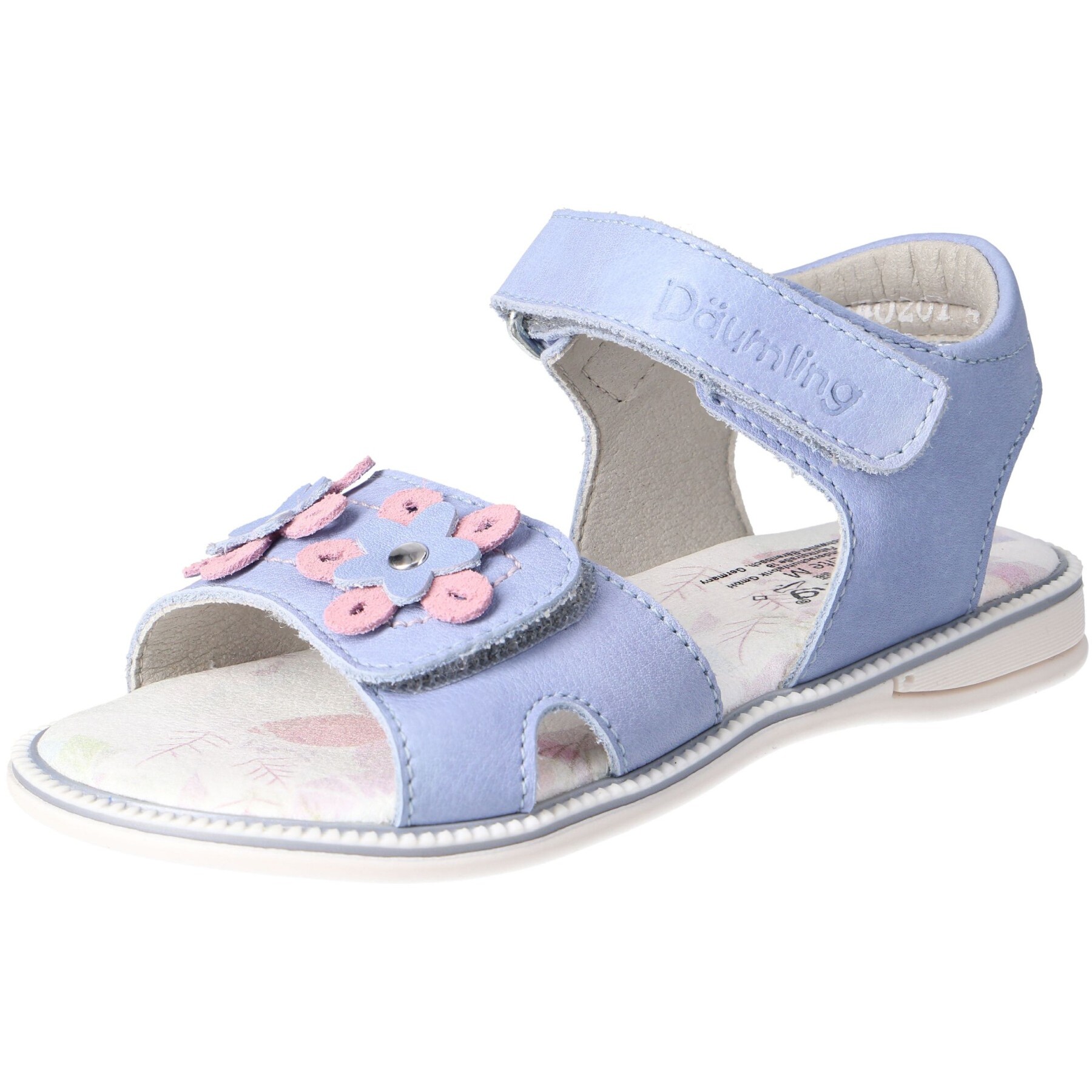 blaue sandale 3-4 ansicht