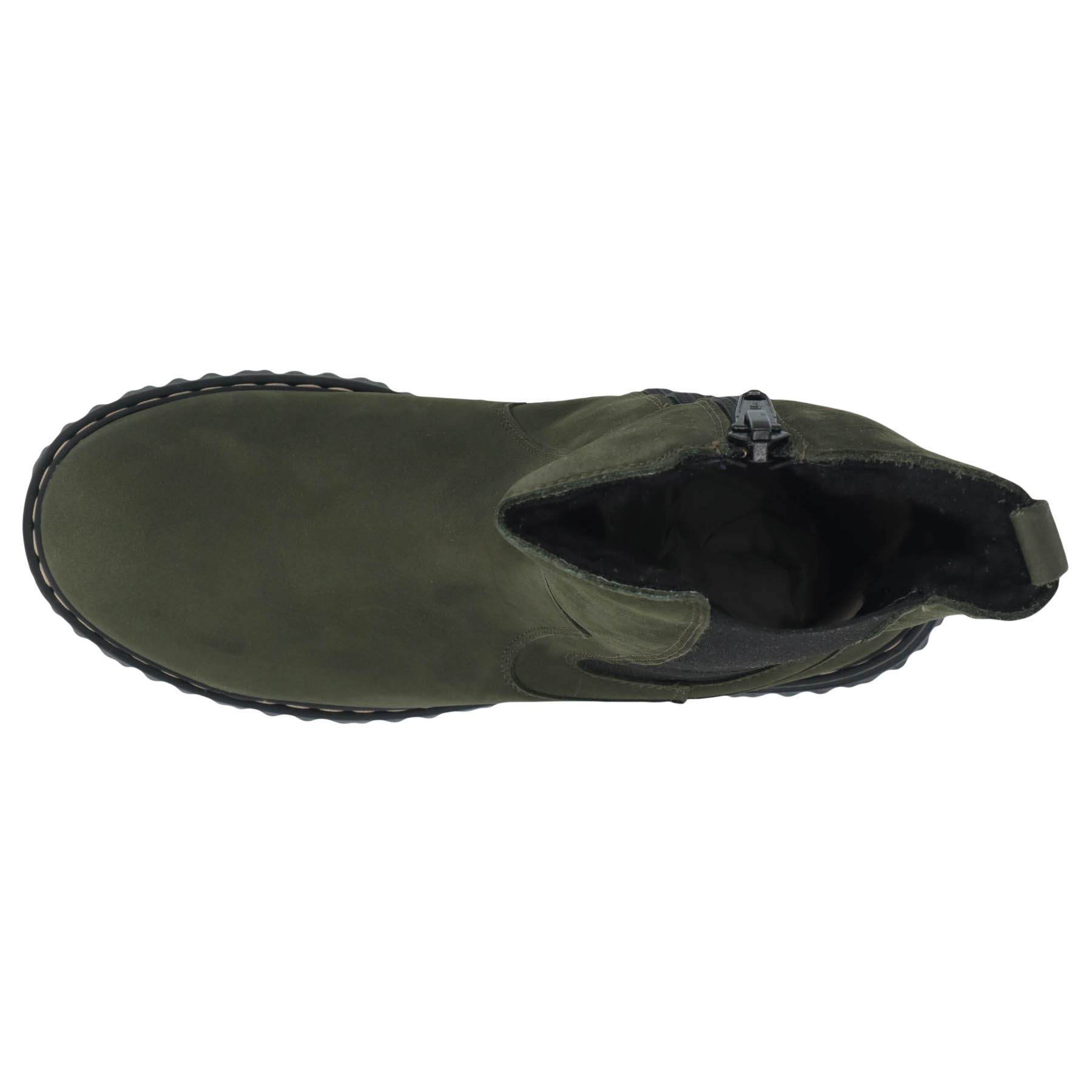 graue stiefeletten draufsicht