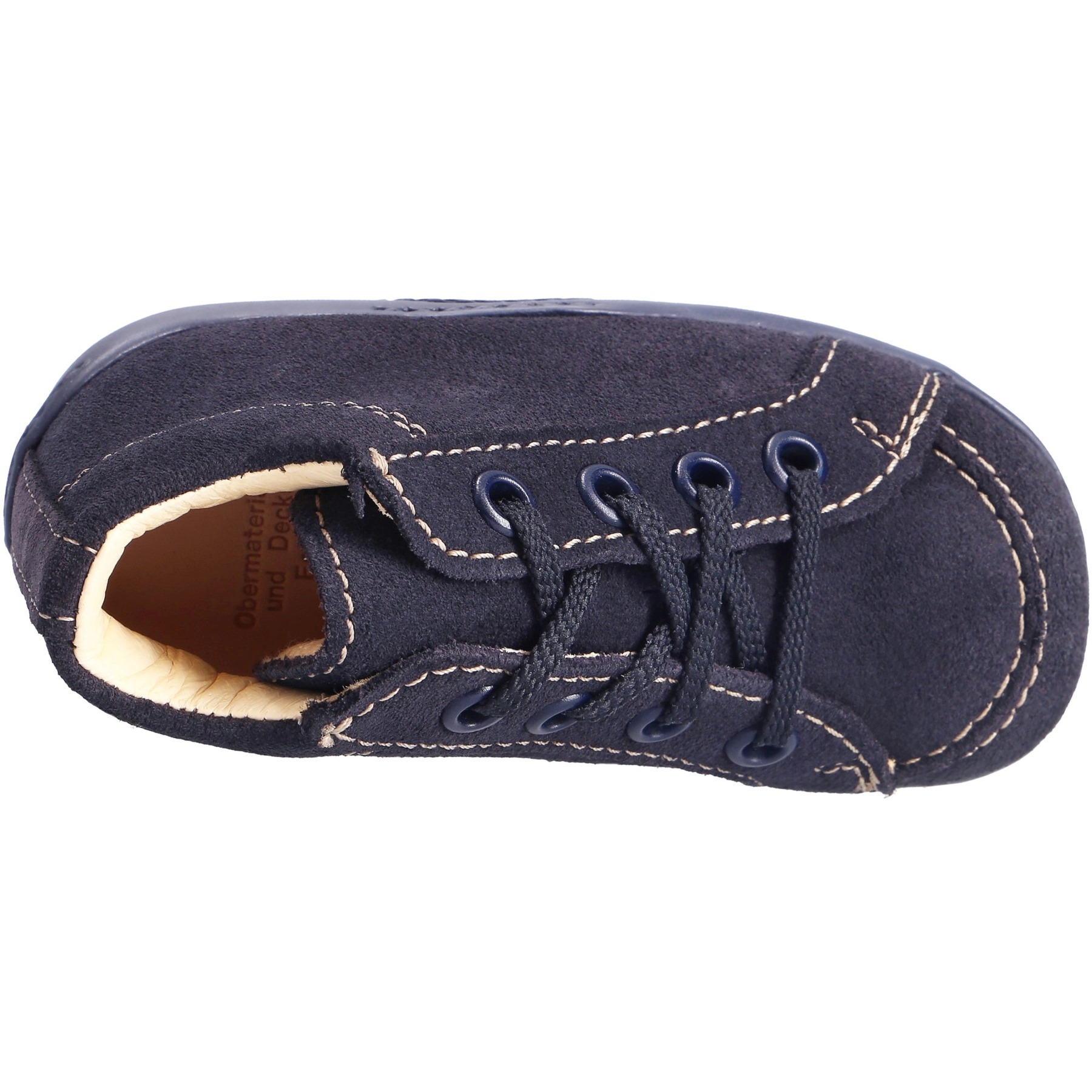 blaue lauflernschuhe draufsicht