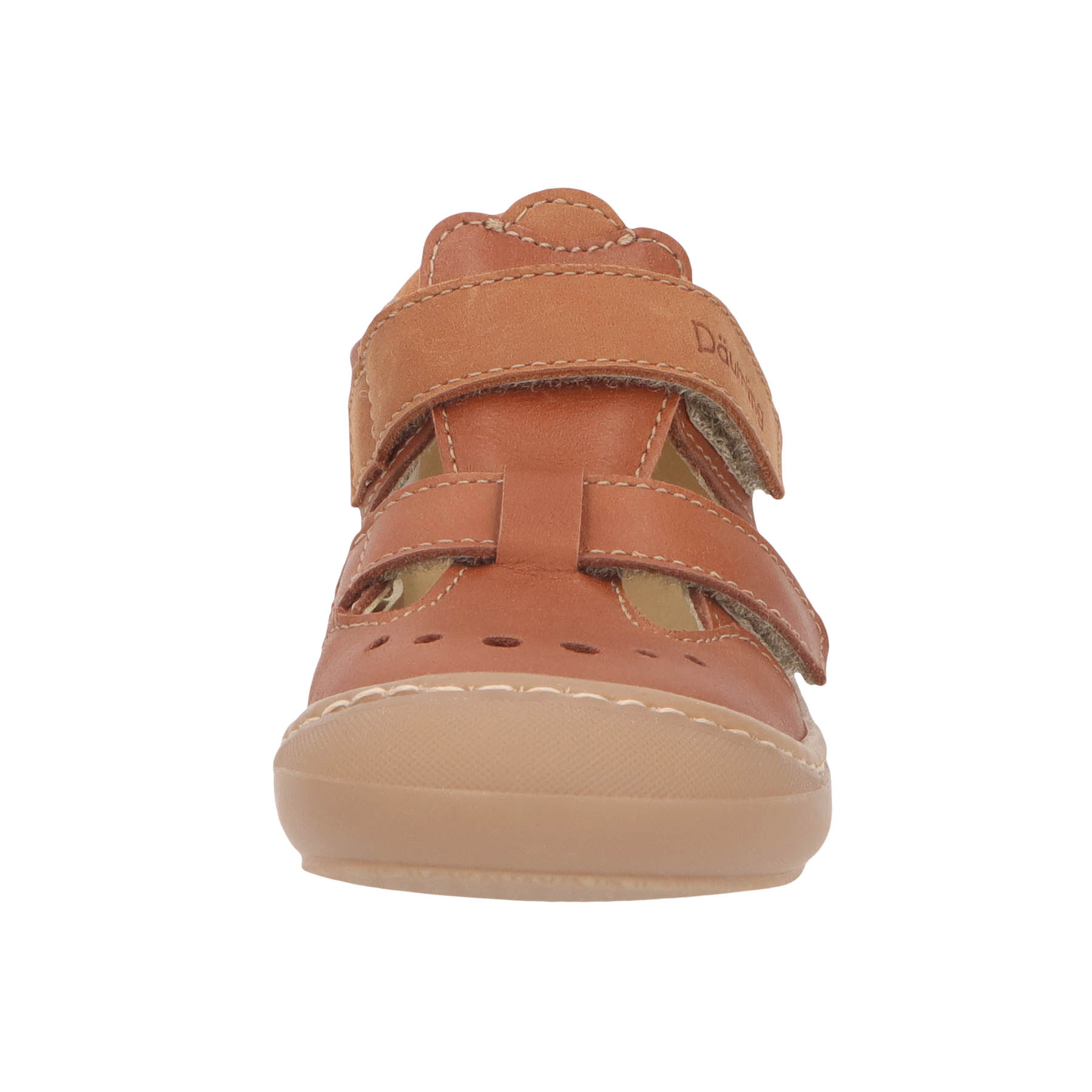 braune lauflernschuhe vorderansicht