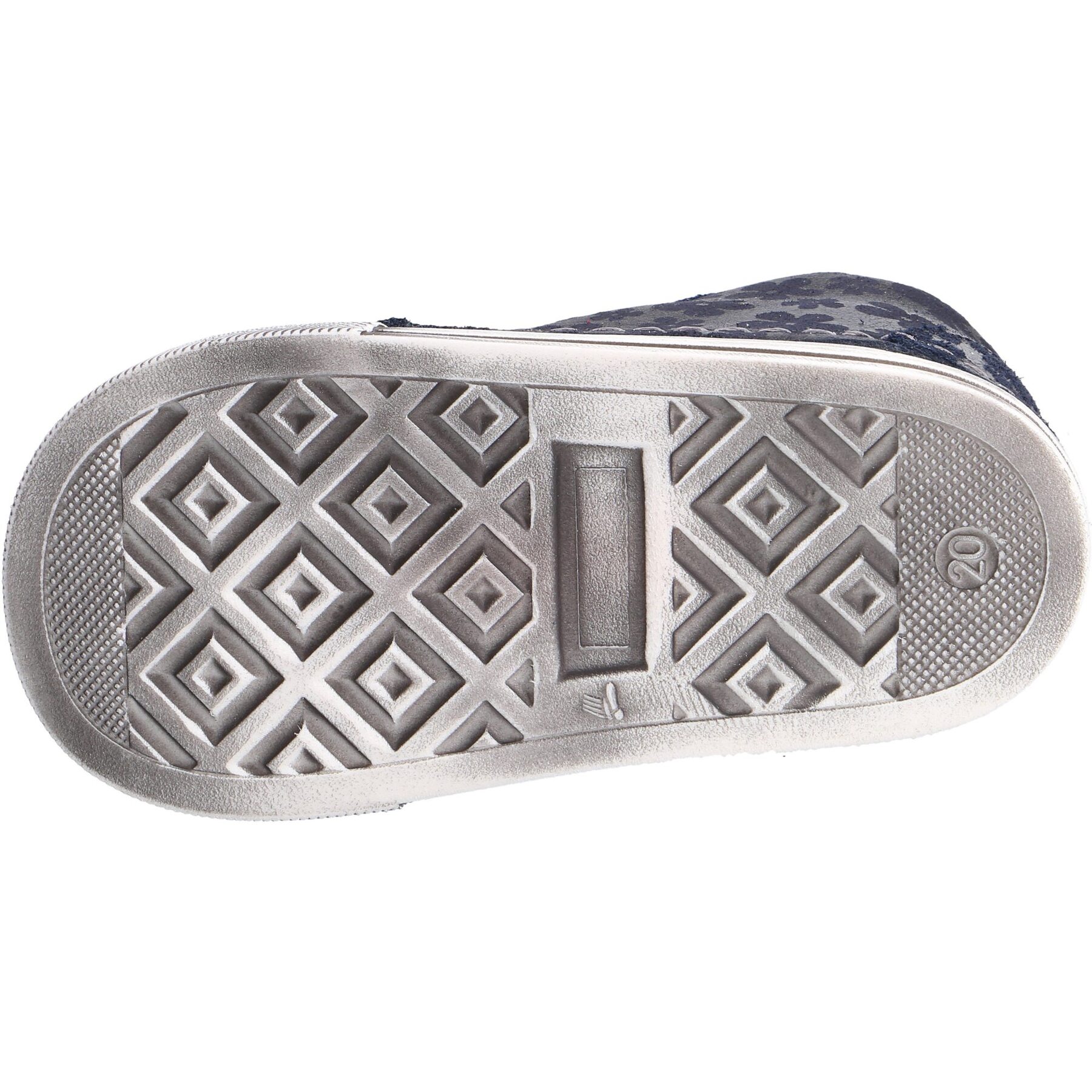 blaue lauflernschuhe sohlenansicht