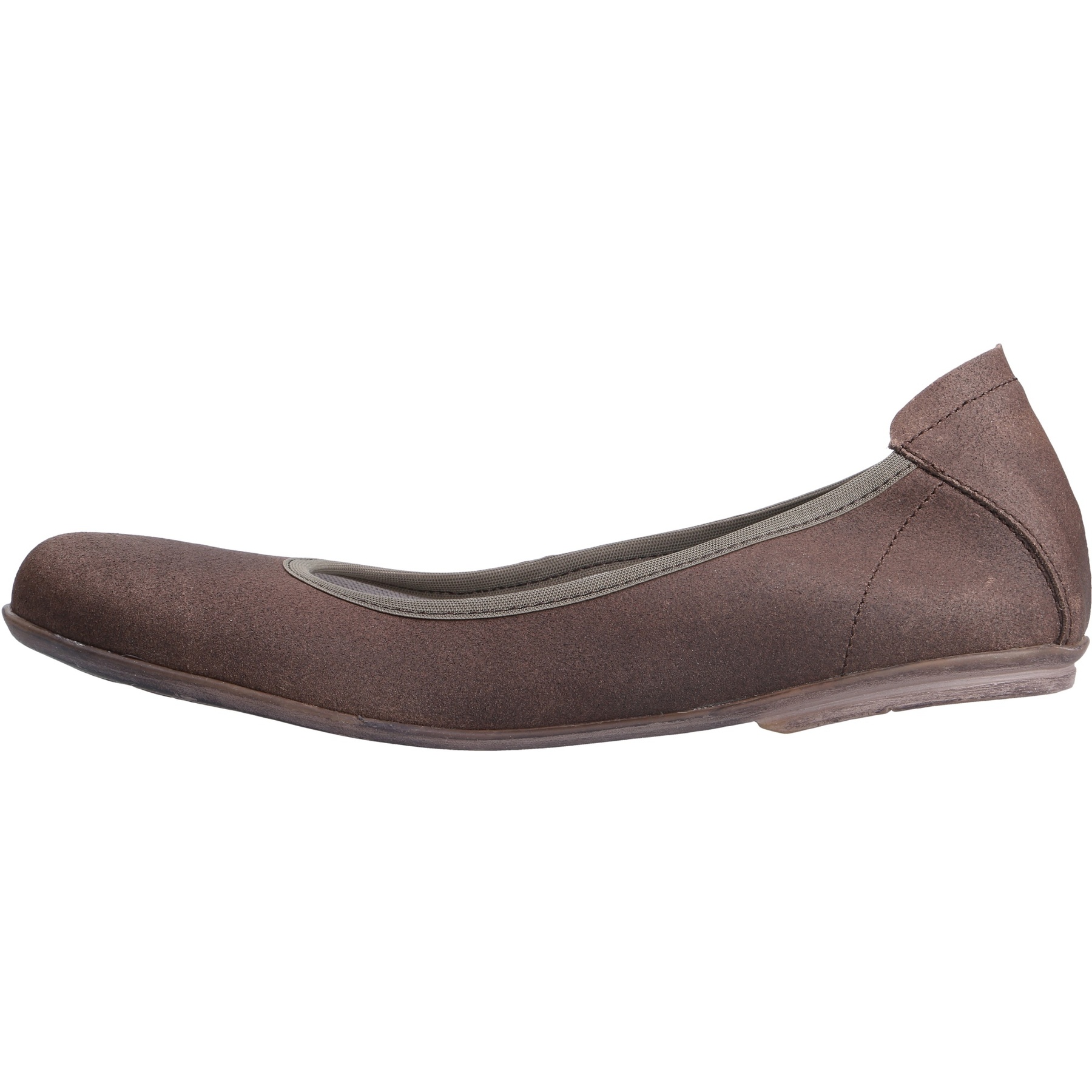 braune ballerina seitenansicht links
