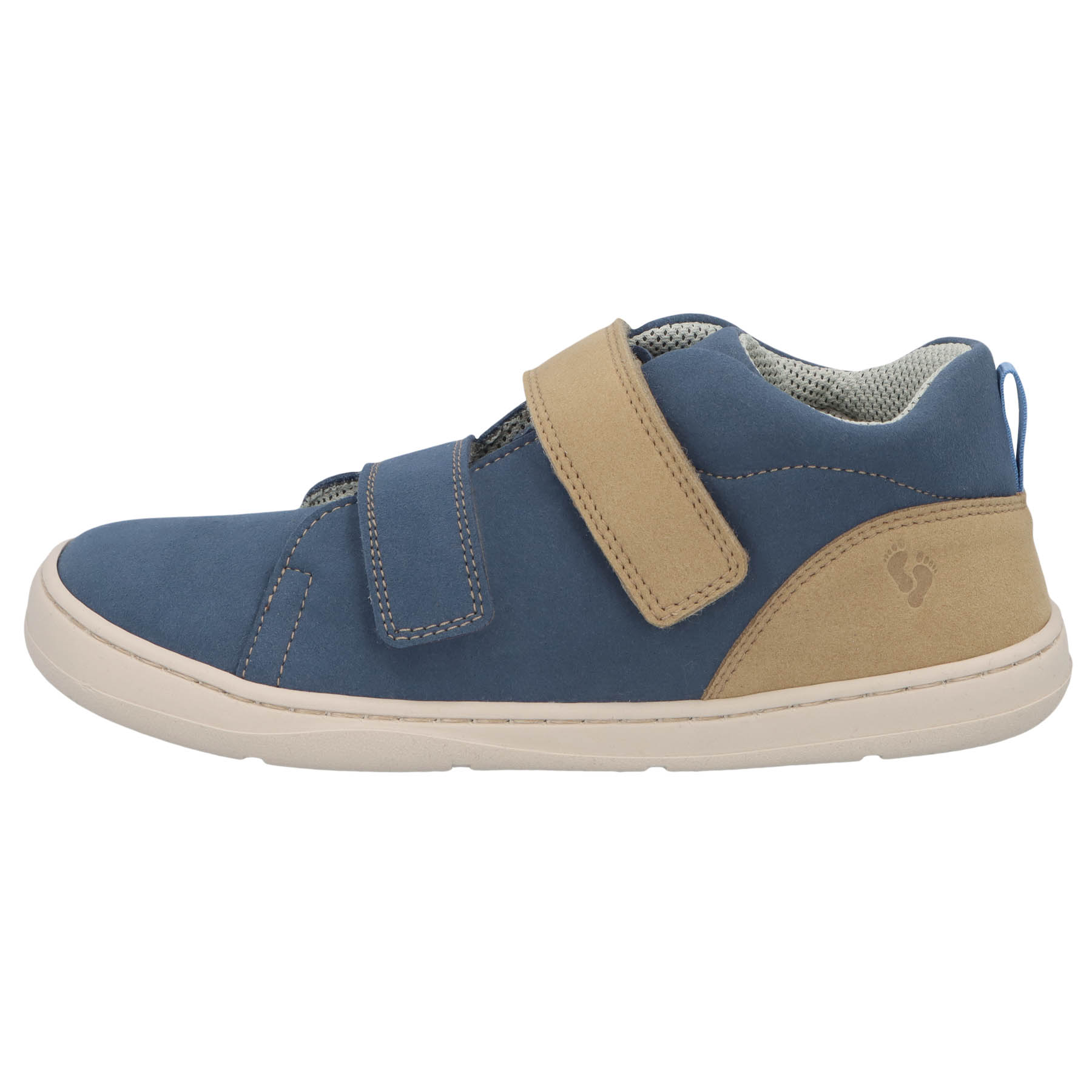 blaue lauflernschuhe seitenansicht links