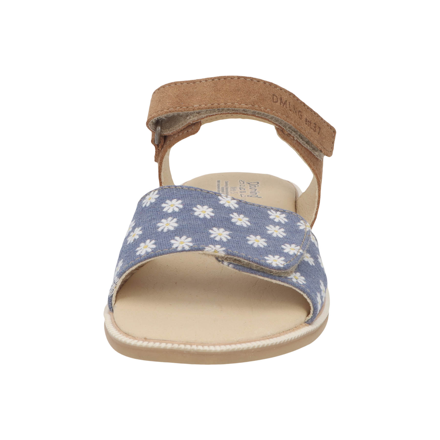 blaue sandale vorderansicht