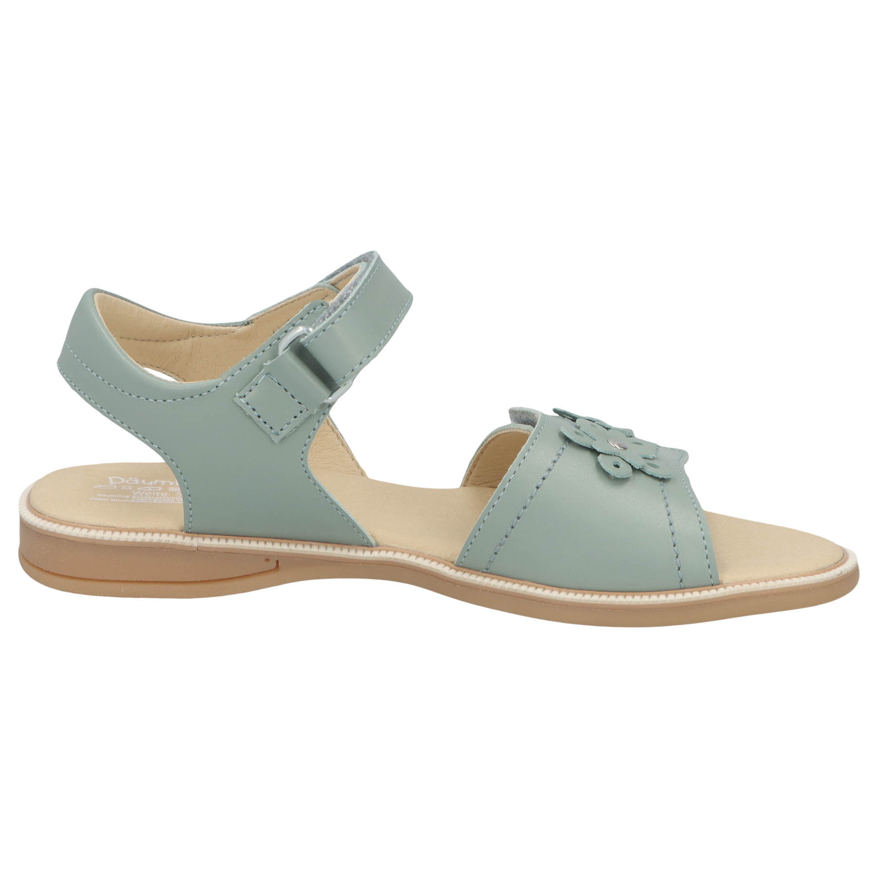 grüne sandale seitenansicht rechts