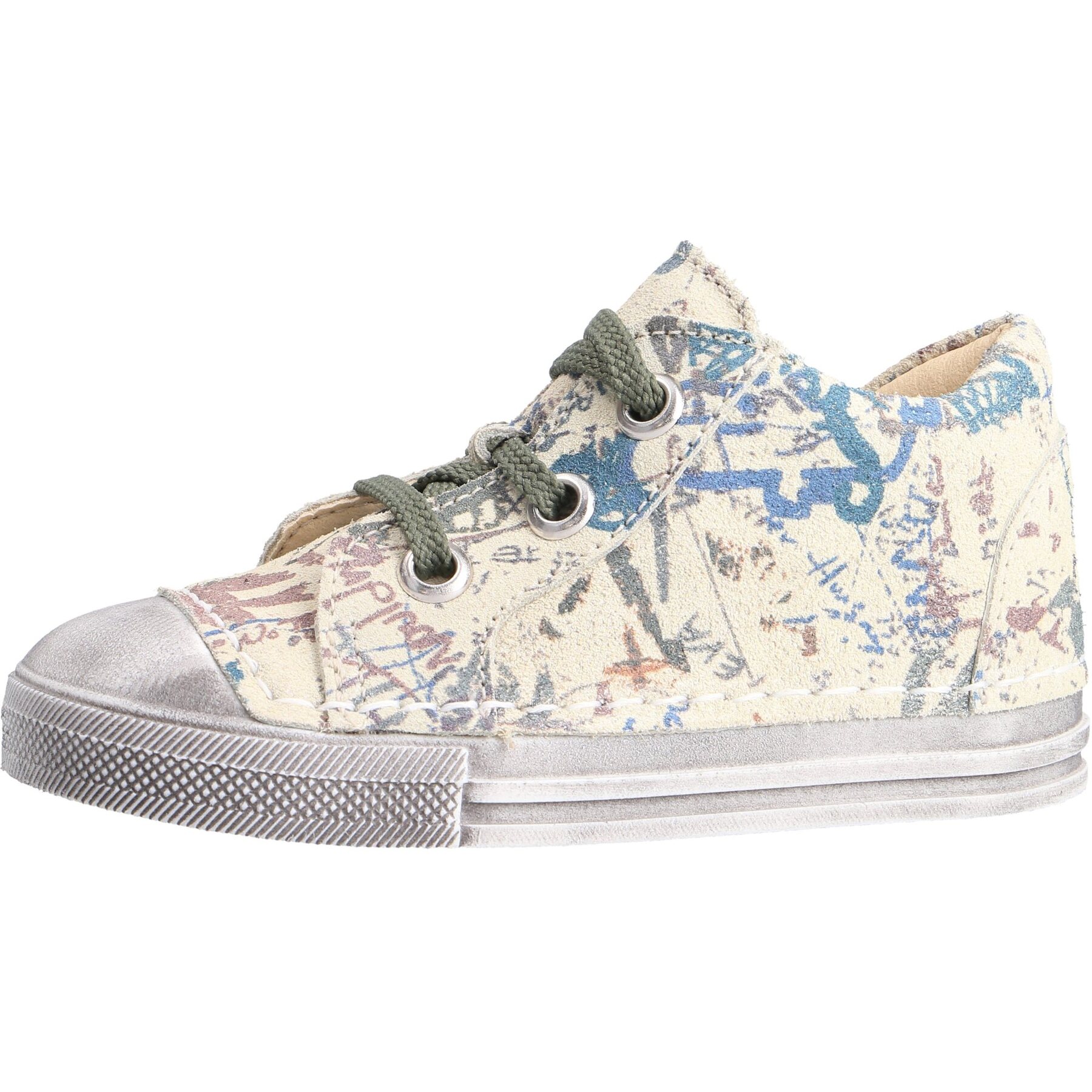 braune lauflernschuhe seitenansicht links