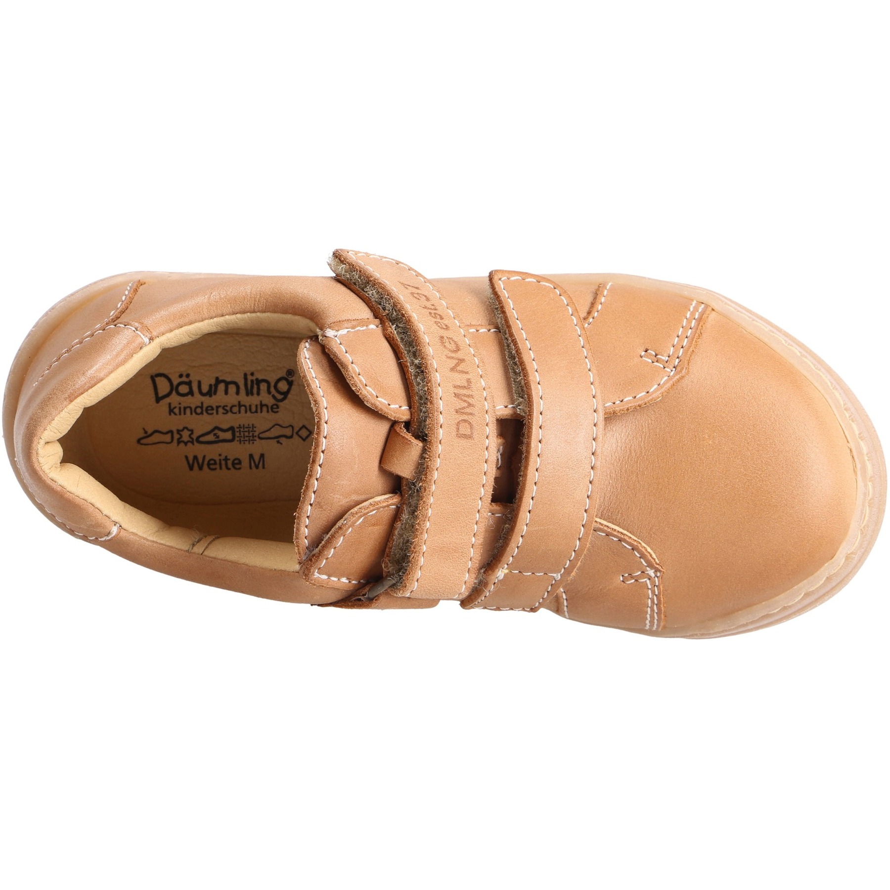 braune halbschuh draufsicht