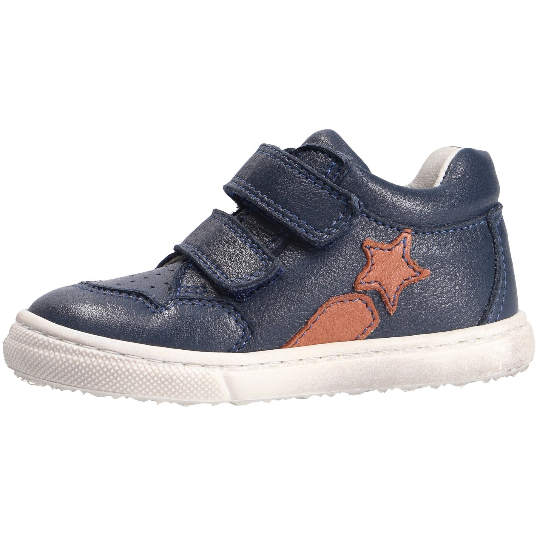 blaue mid cut seitenansicht links