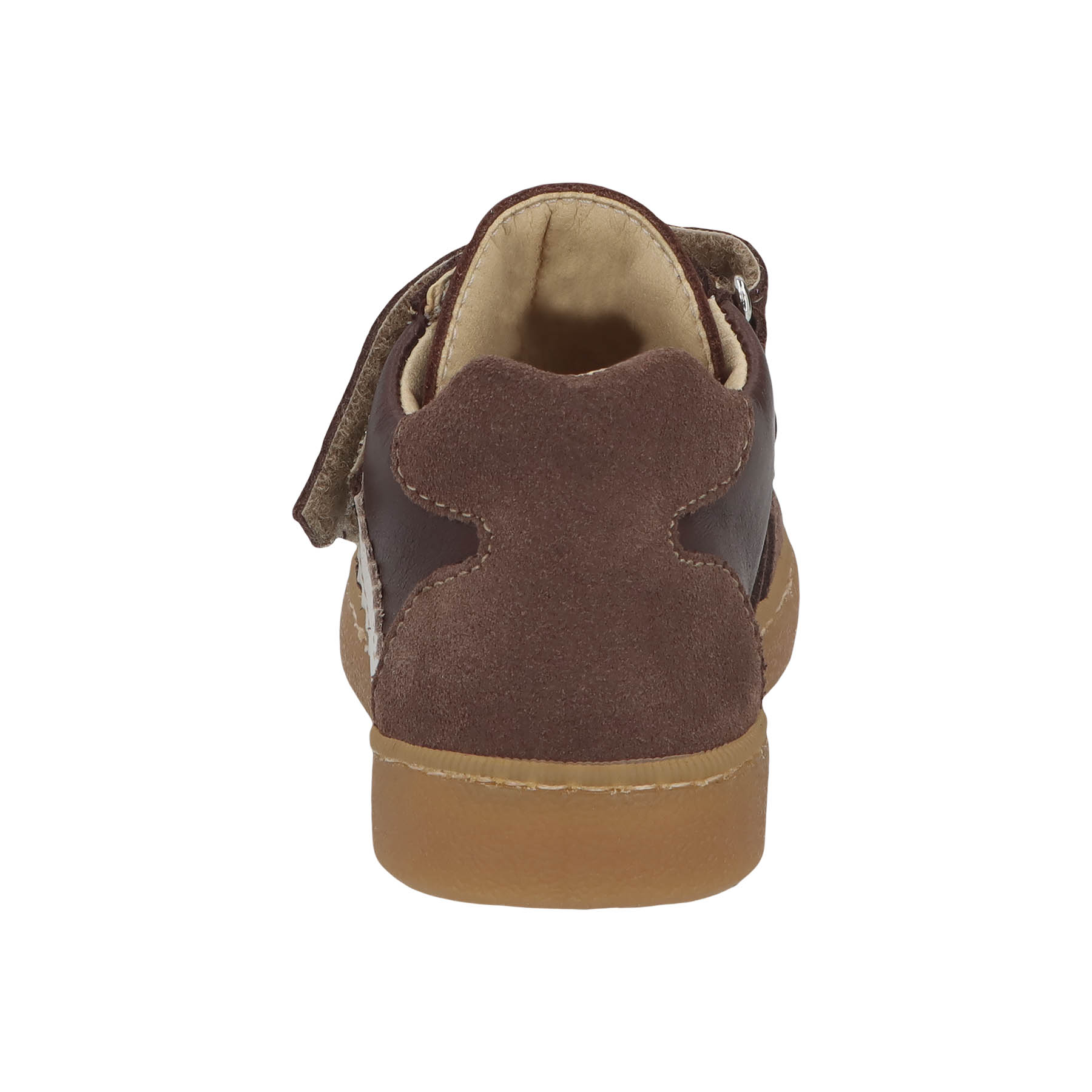 braune lauflernschuhe hinteransicht