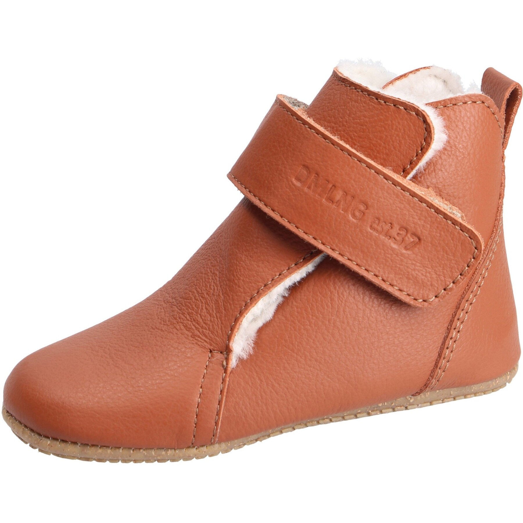 braune krabbelschuhe 3-4 ansicht