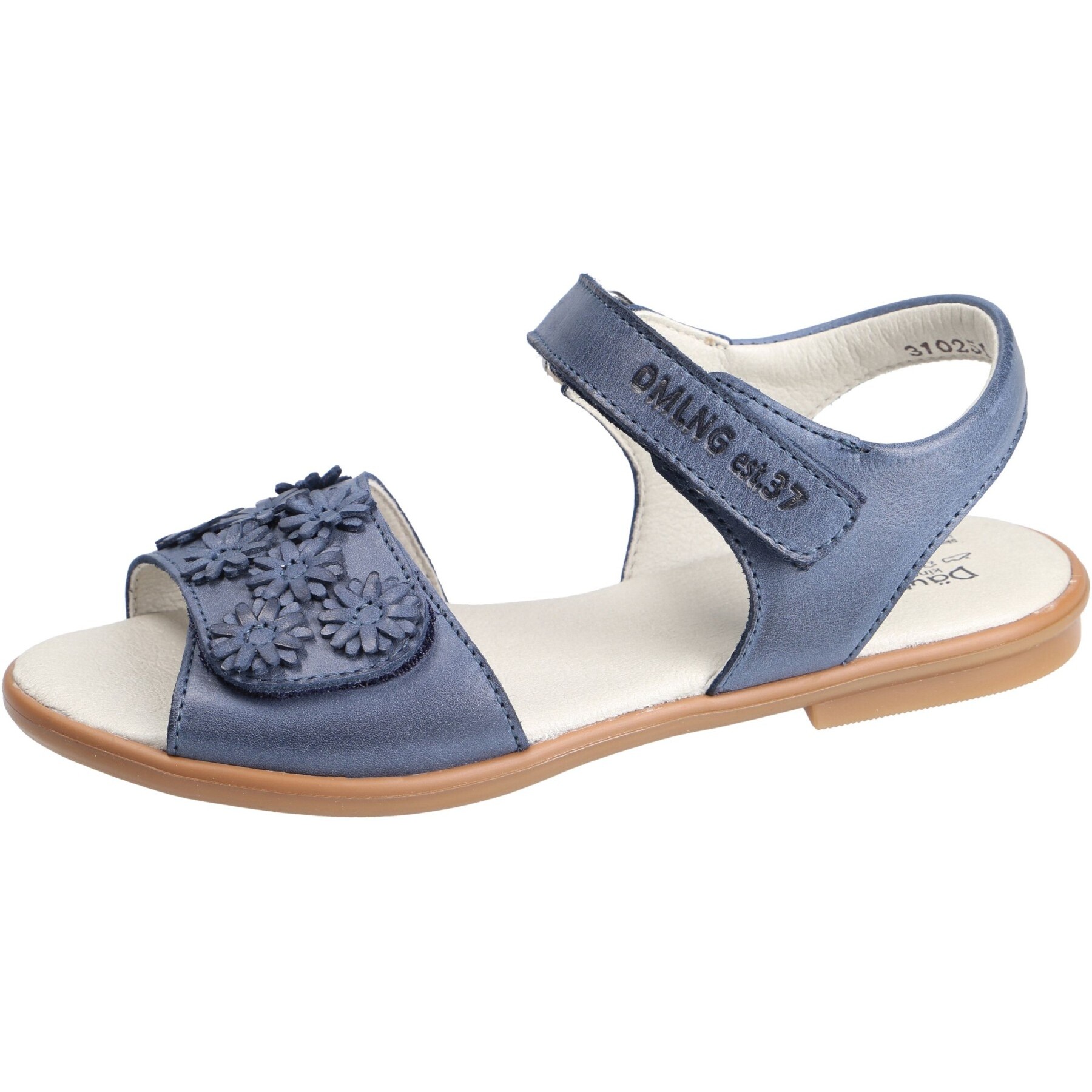 blaue sandale 3-4 ansicht