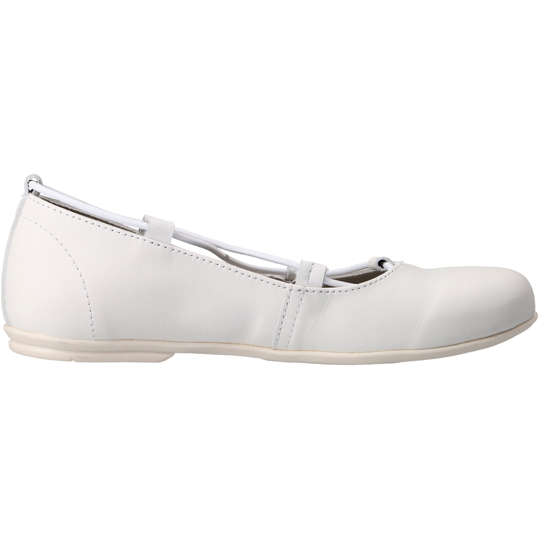 weiße ballerina seitenansicht rechts