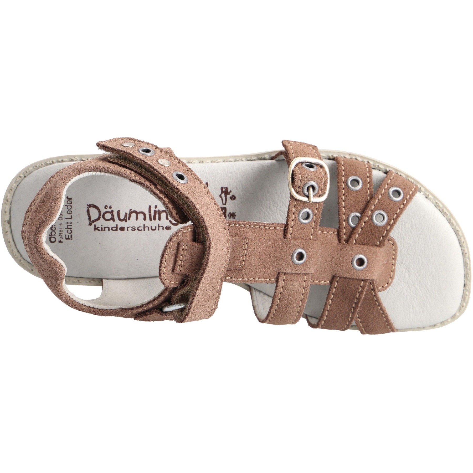 braune sandale draufsicht