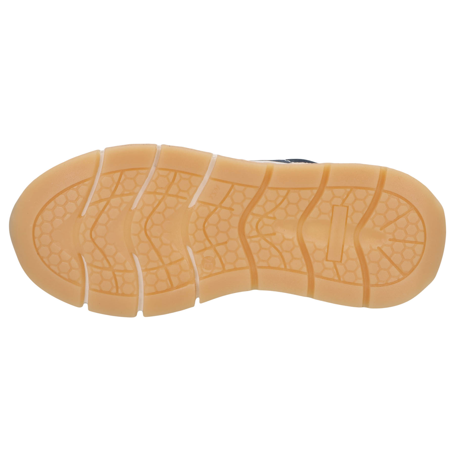 blaue sneaker sohlenansicht