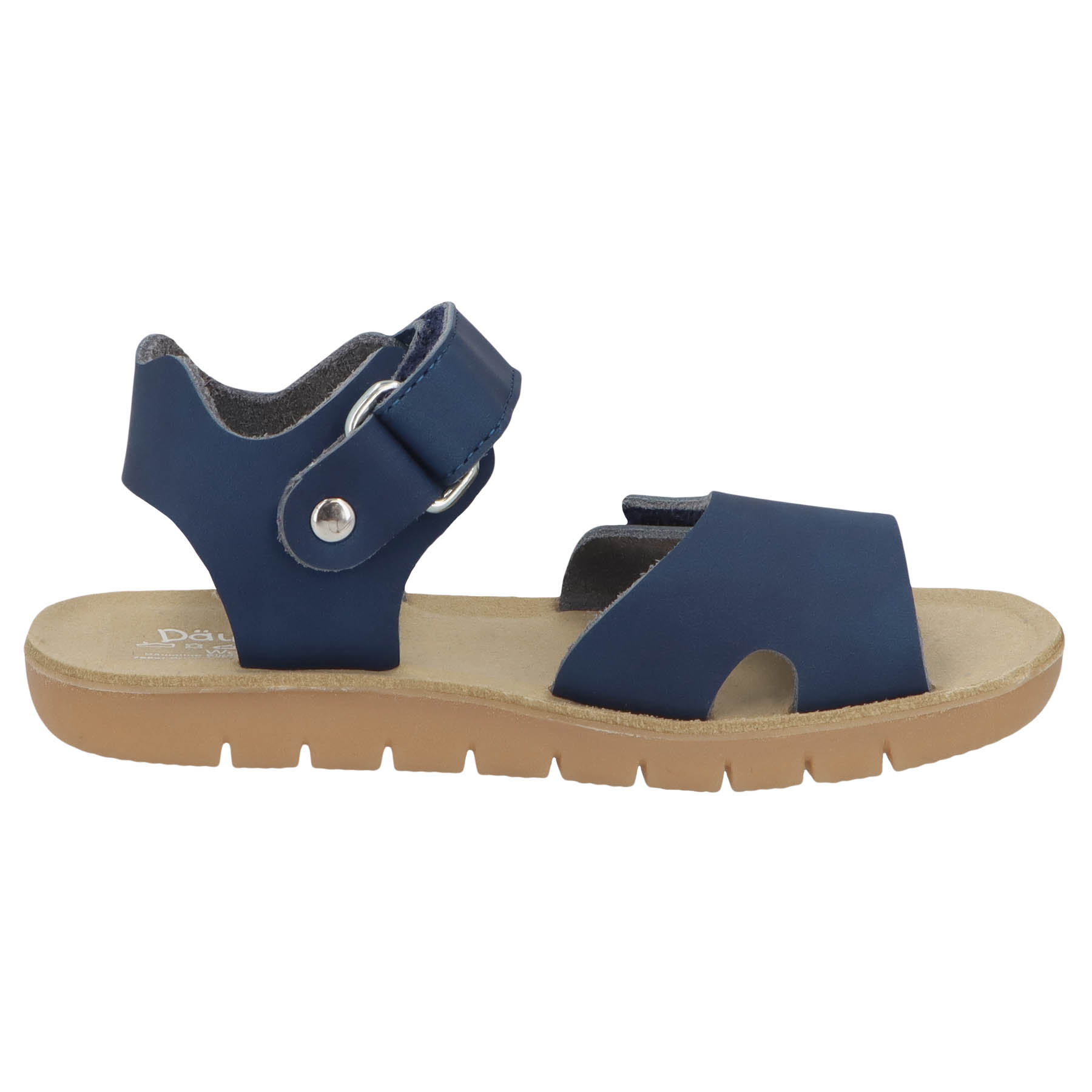 blaue sandale seitenansicht rechts