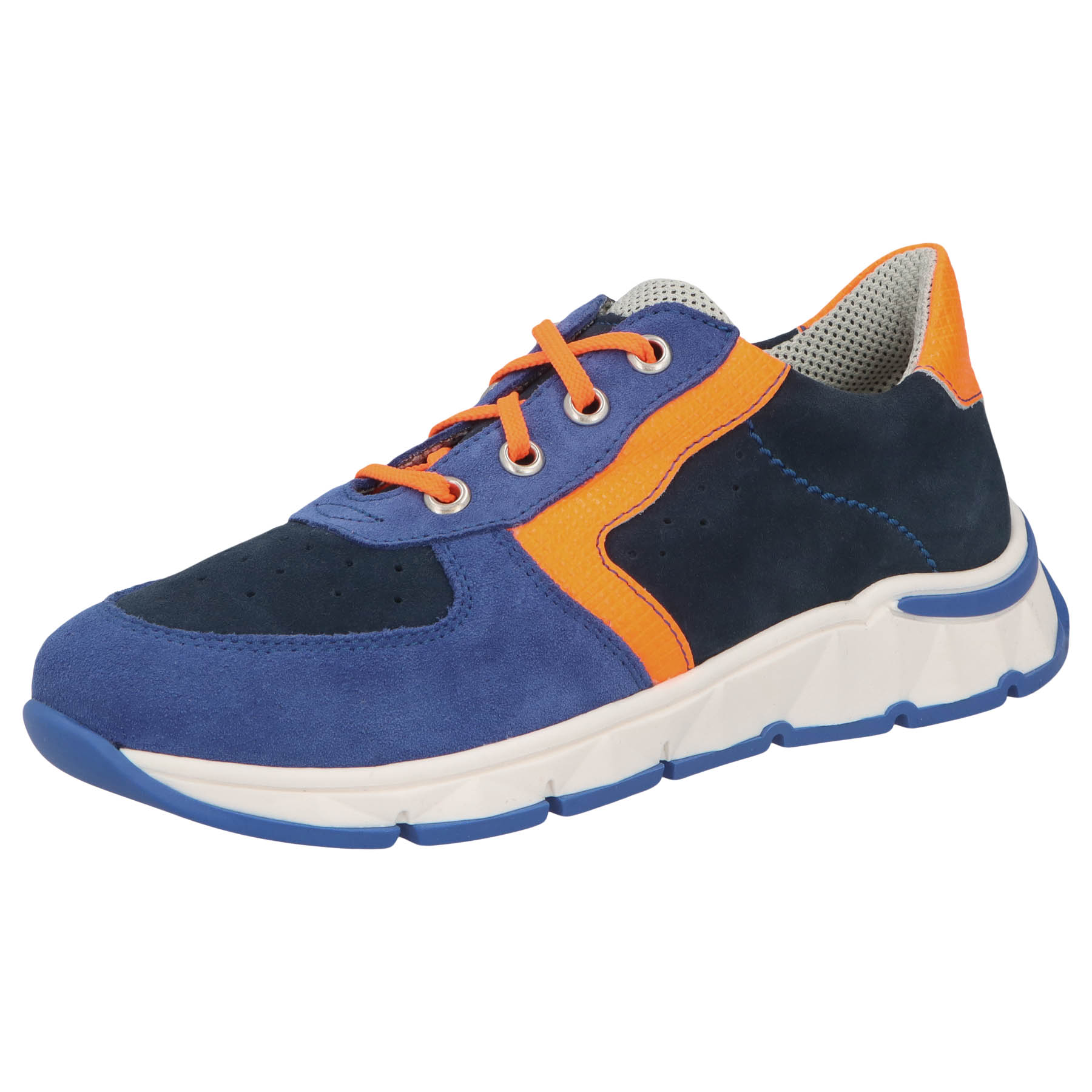 blaue sneaker 3-4 ansicht