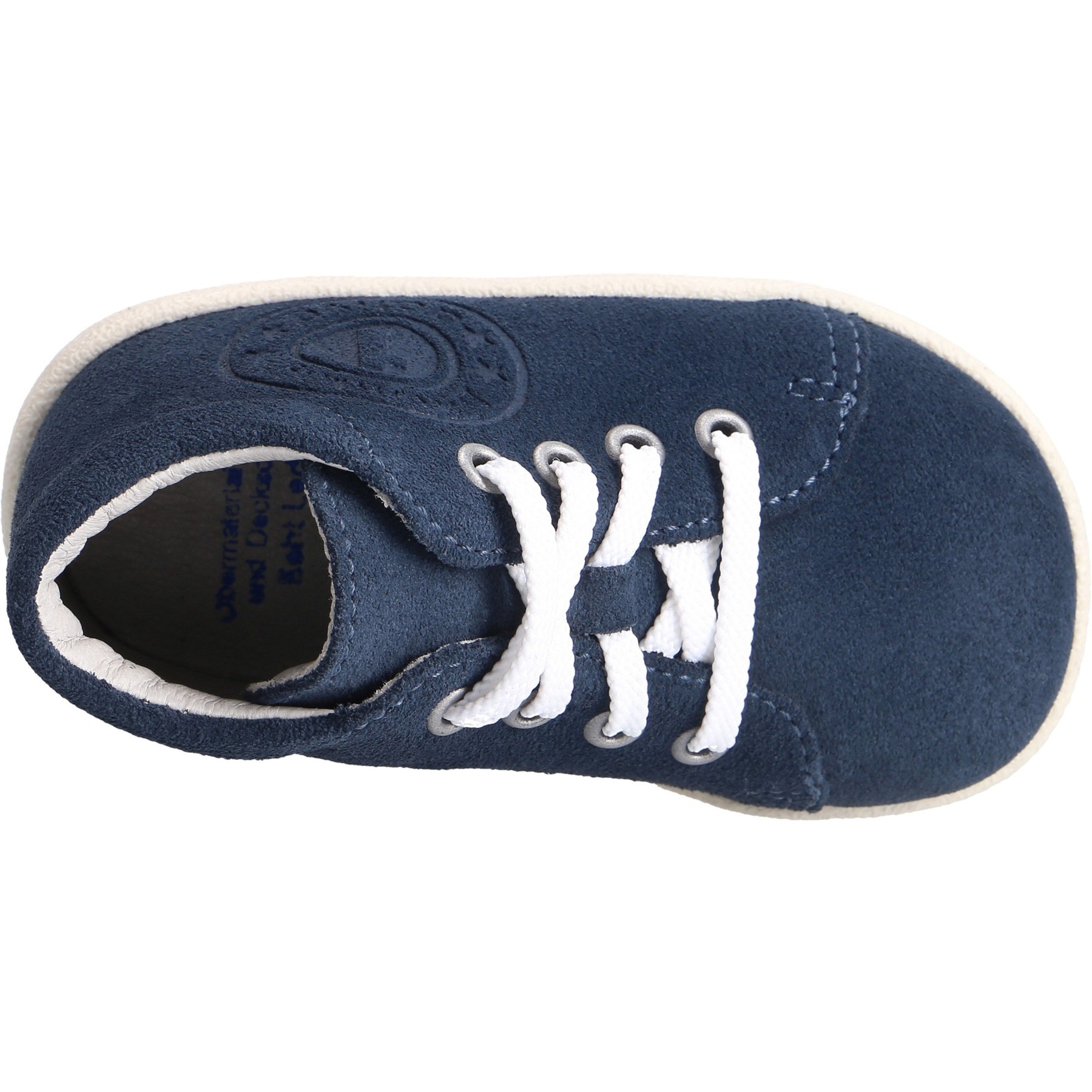 blaue lauflernschuhe draufsicht