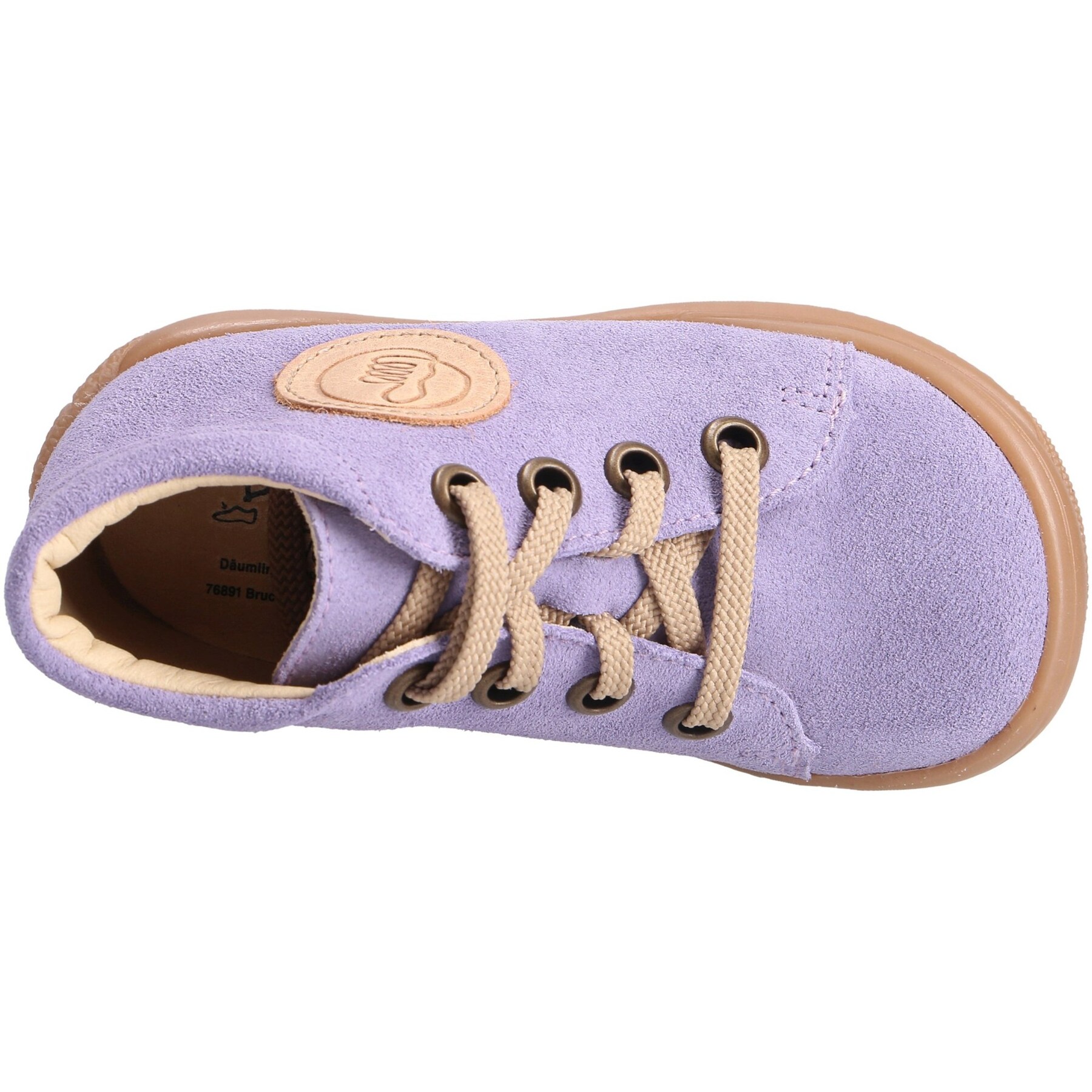 rote lauflernschuhe draufsicht