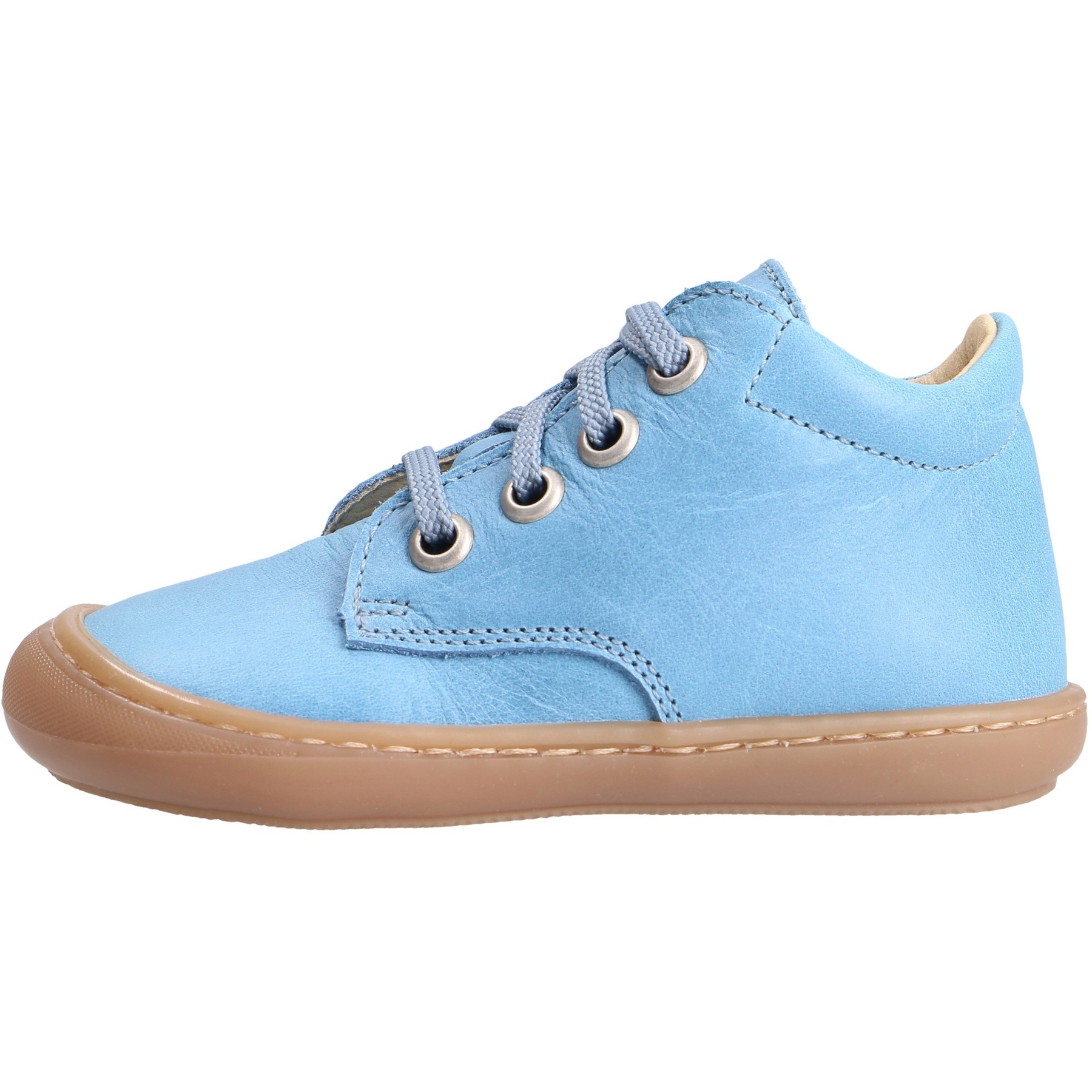 blaue lauflernschuhe seitenansicht links