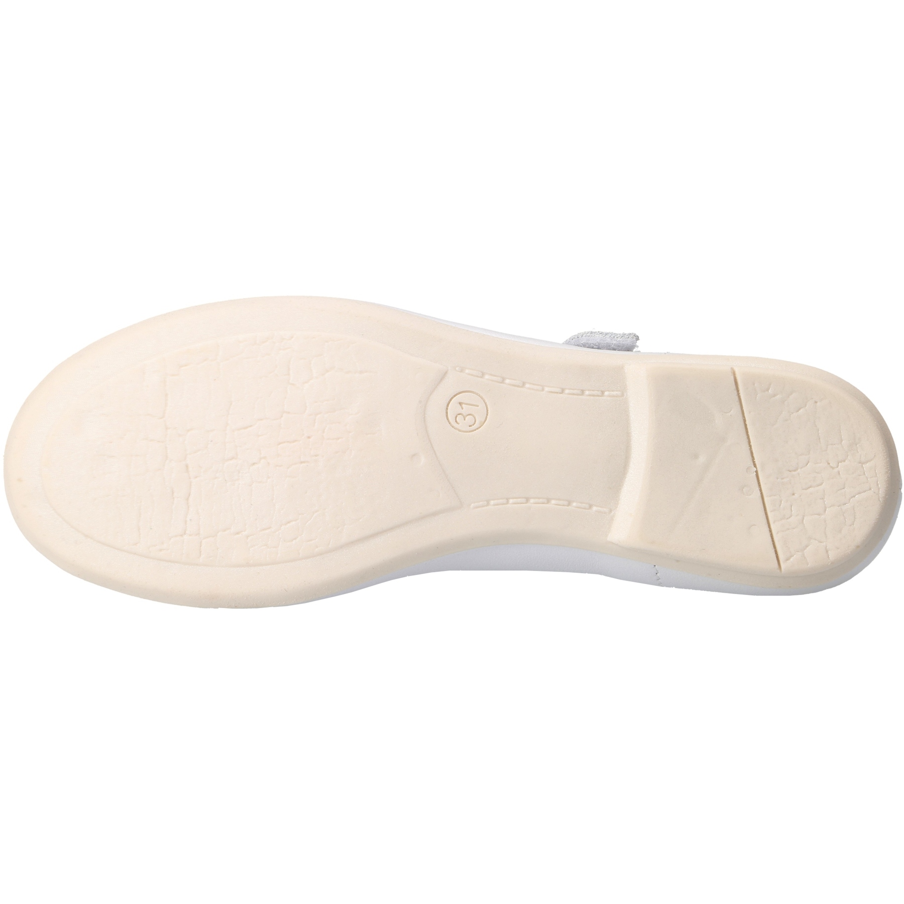 weiße ballerina sohlenansicht