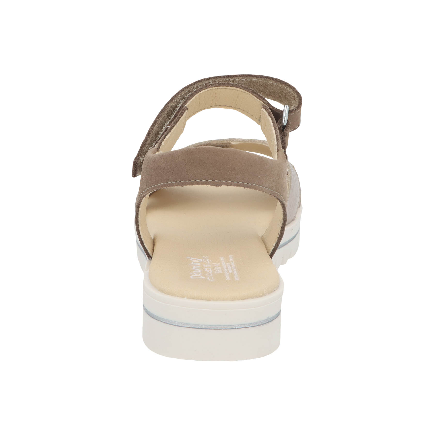 braune sandale hinteransicht