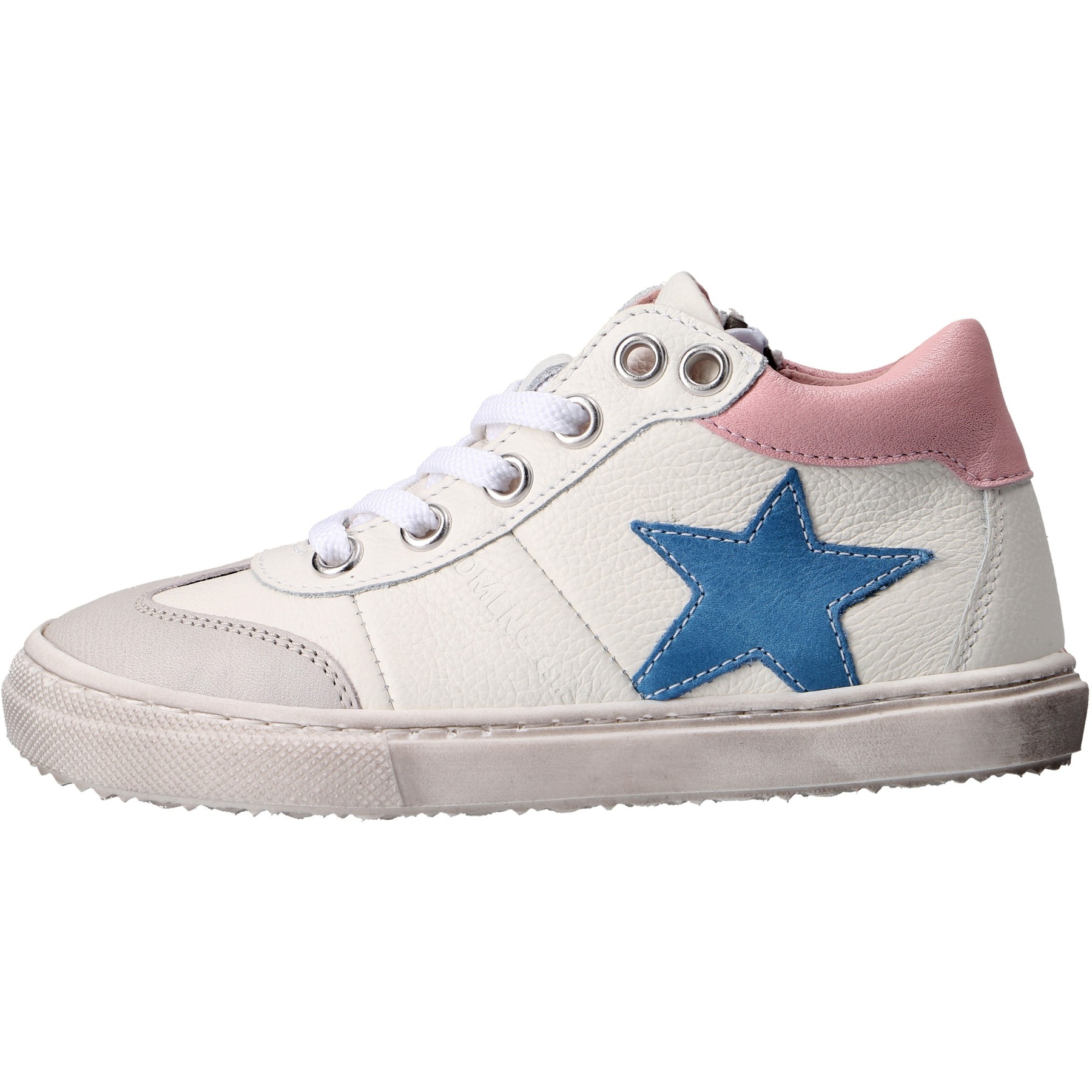 mehrfarbige mid cut seitenansicht links