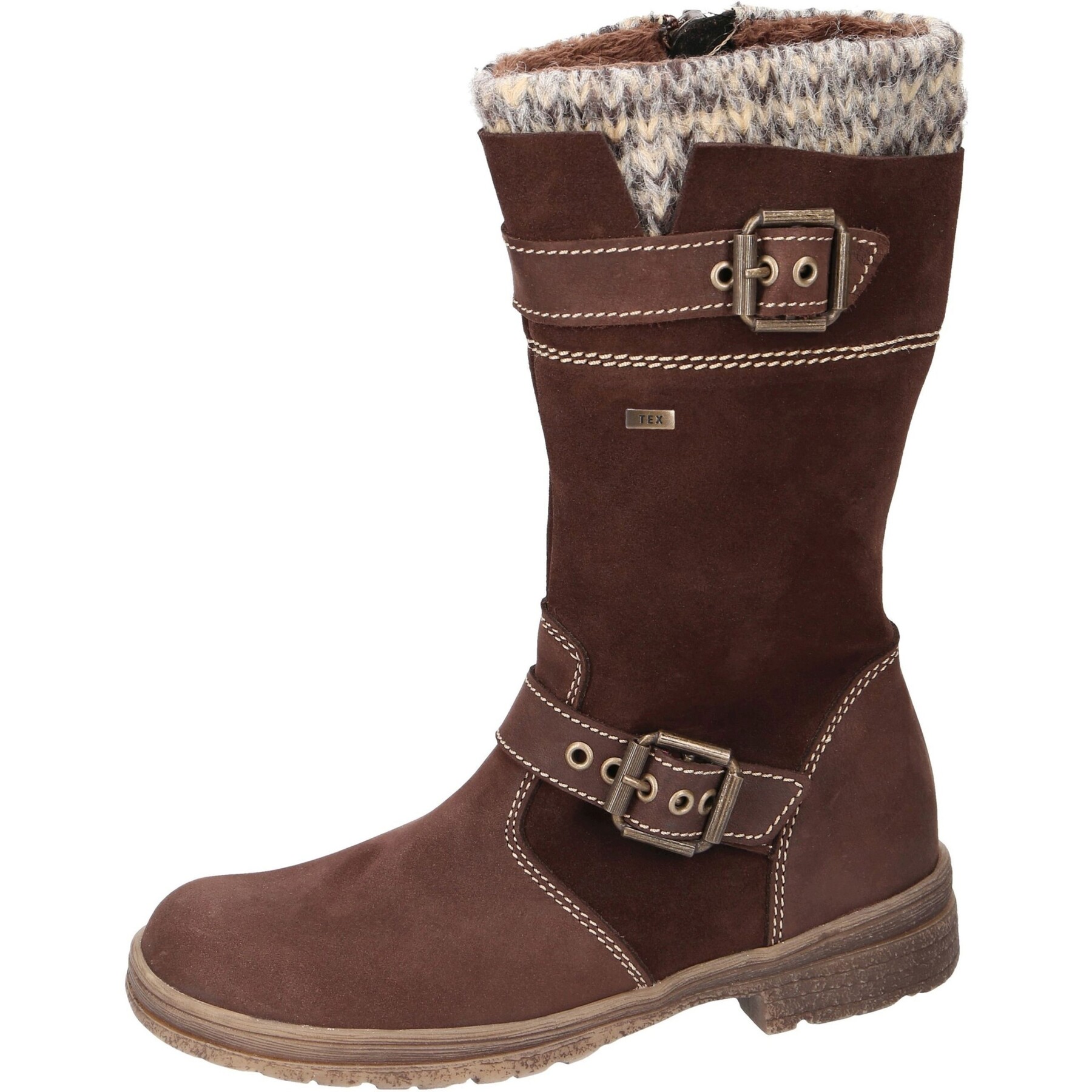 braune stiefel 3-4 ansicht