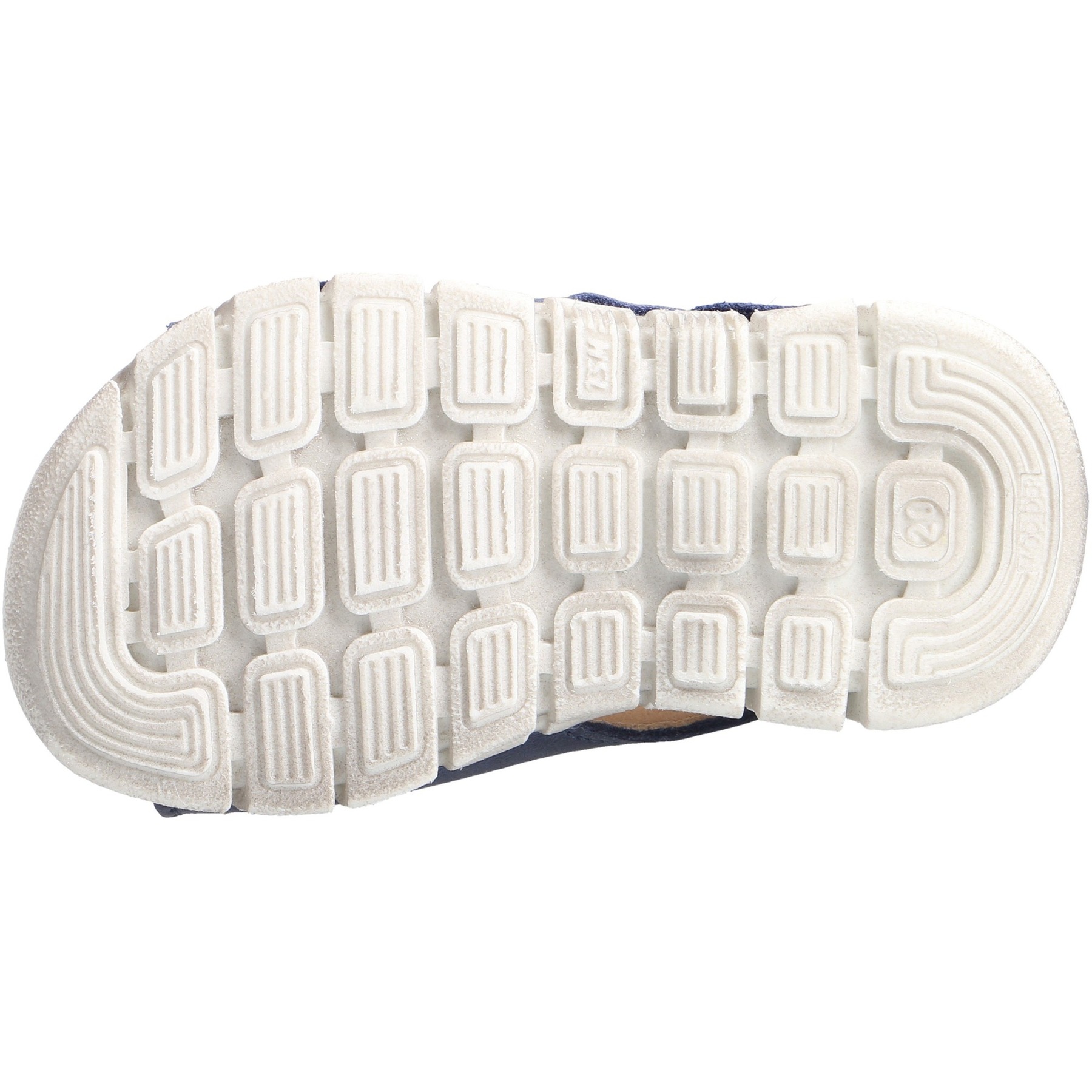 blaue miniletten sohlenansicht